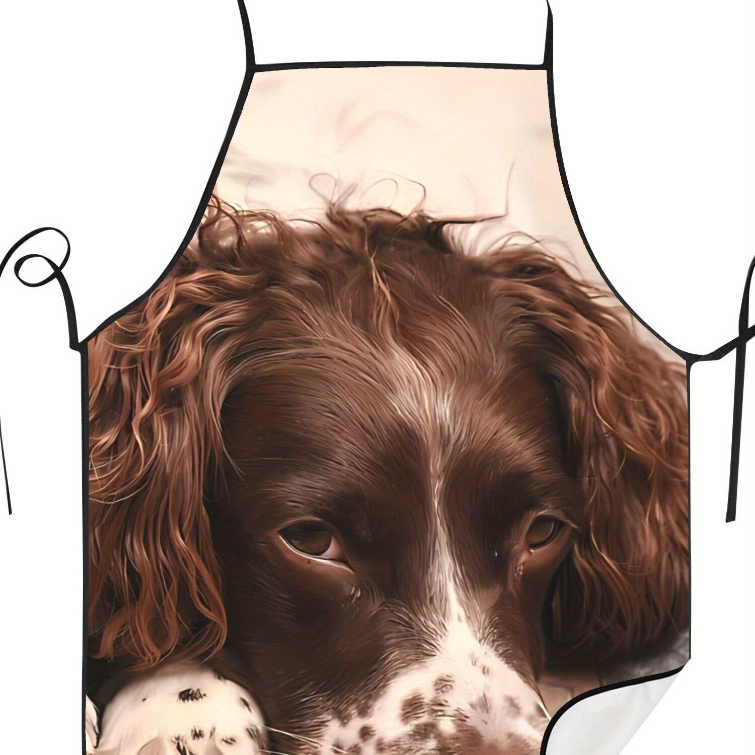 TEMU English Spaniel Apron Woman Printed 2d Print Design
