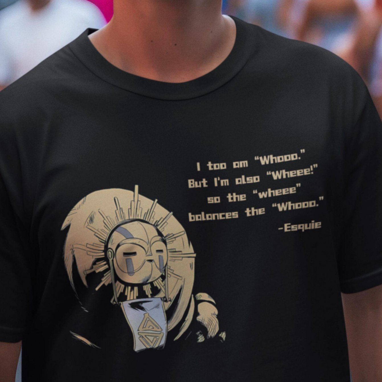 TEMU T-shirt , T-shirt Esquie, T-shirt Clair , T-shirt Exp33