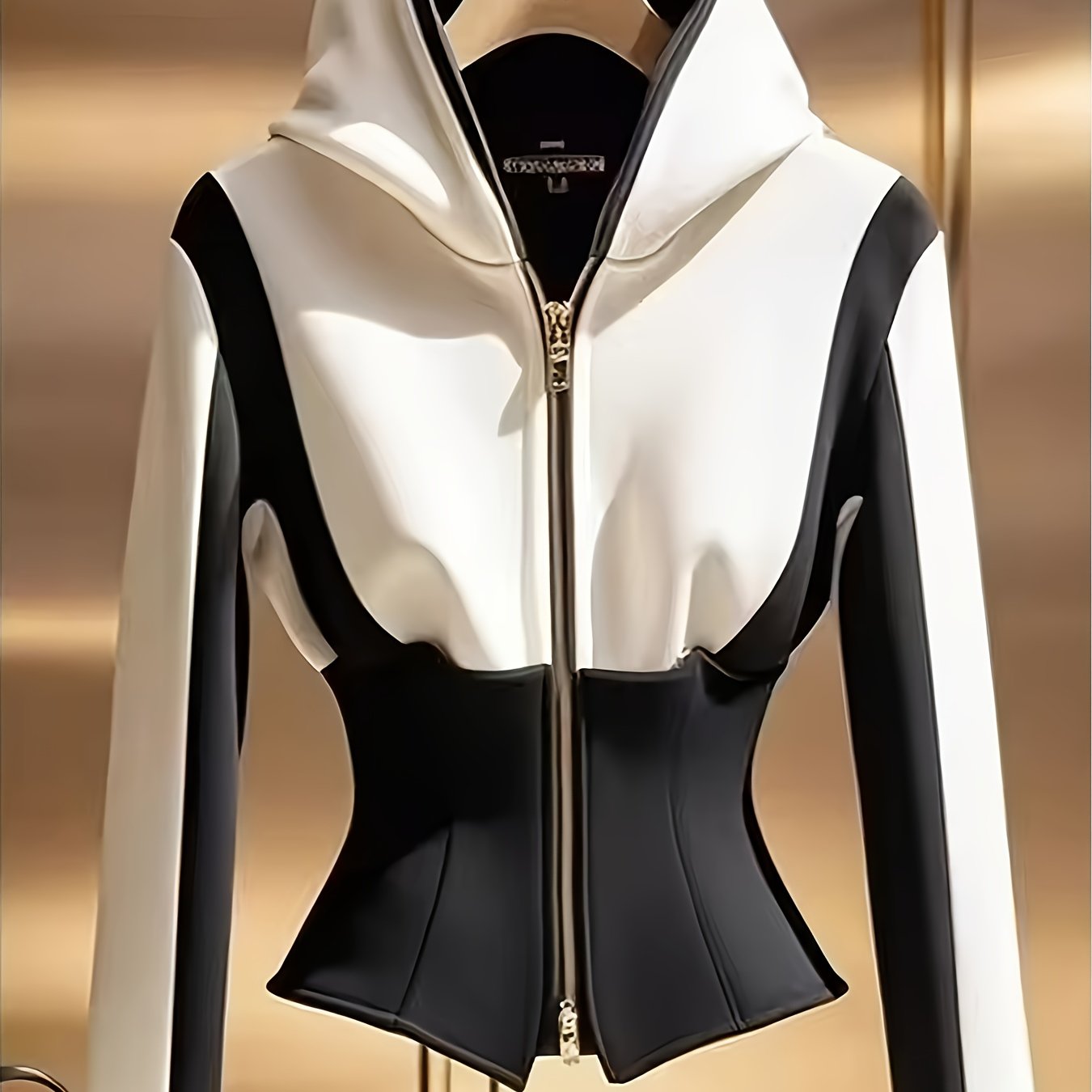 Color-block Casual Jacket - Niannian