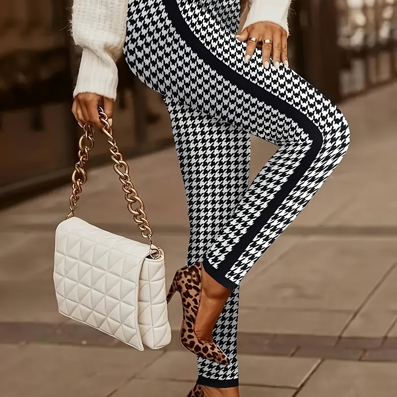 Women's Leggings, Printed Base Layer Pants