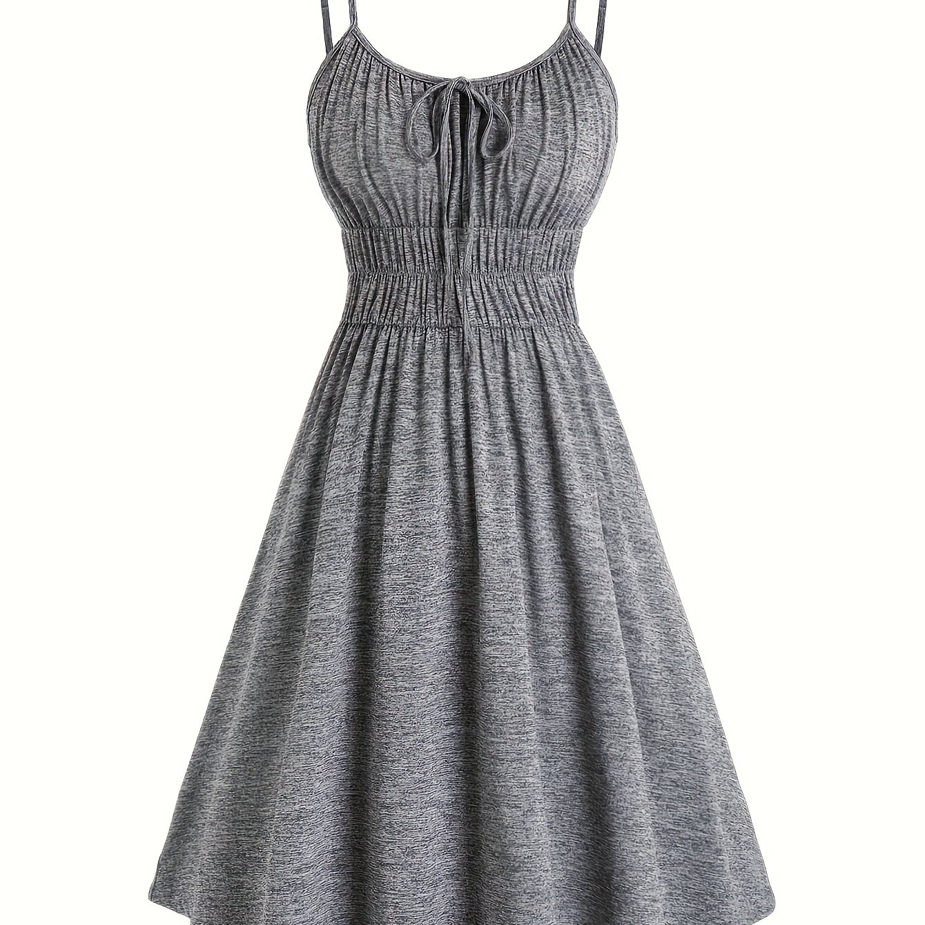 Plus Size, Plus Size European And Fashionable Elegant Waist-cinching Camisole Dress