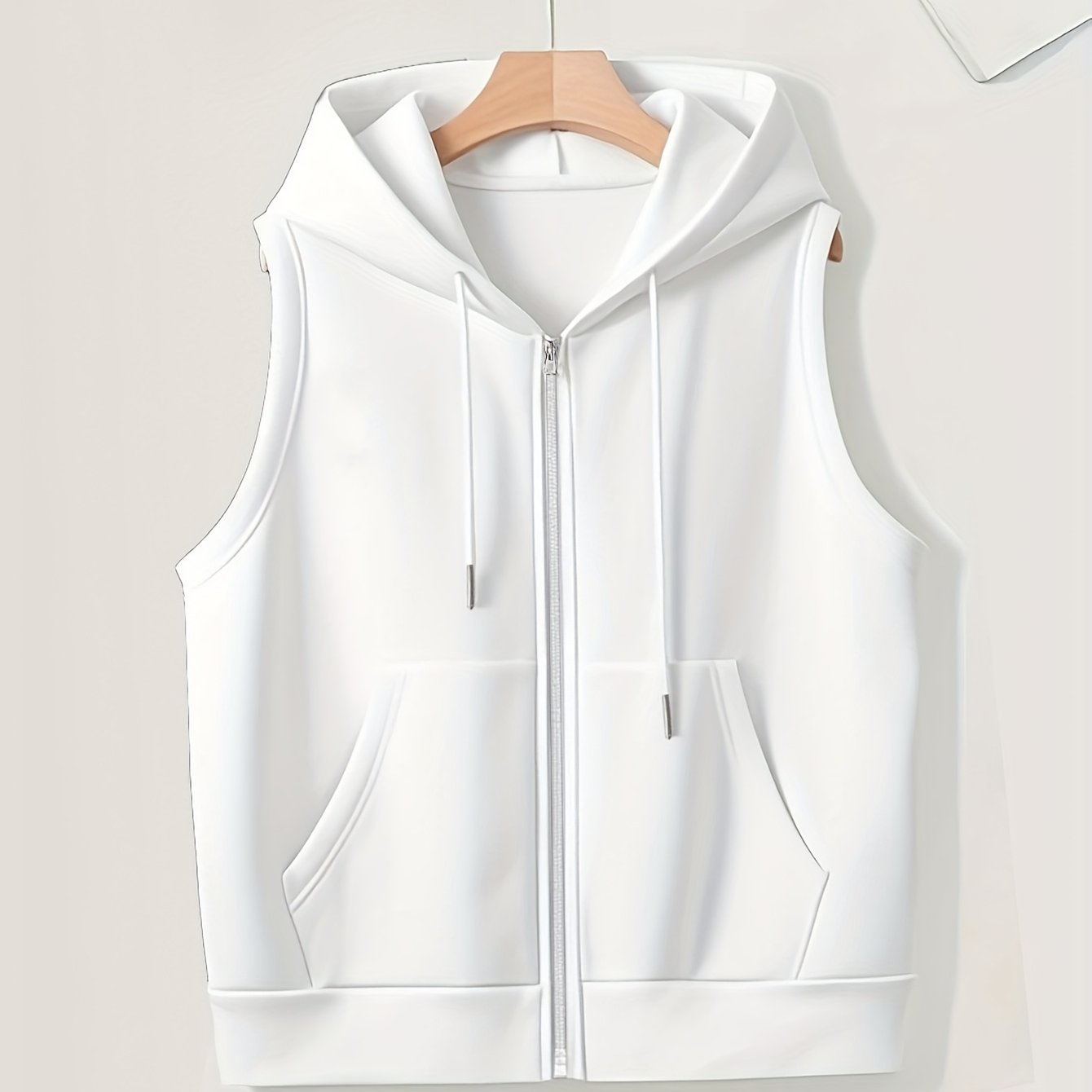 E-shop Plus Size - Plus Size - Damen Kapuzenjacke mit Reißverschluss und , Set, Ärmelloser Hoodie