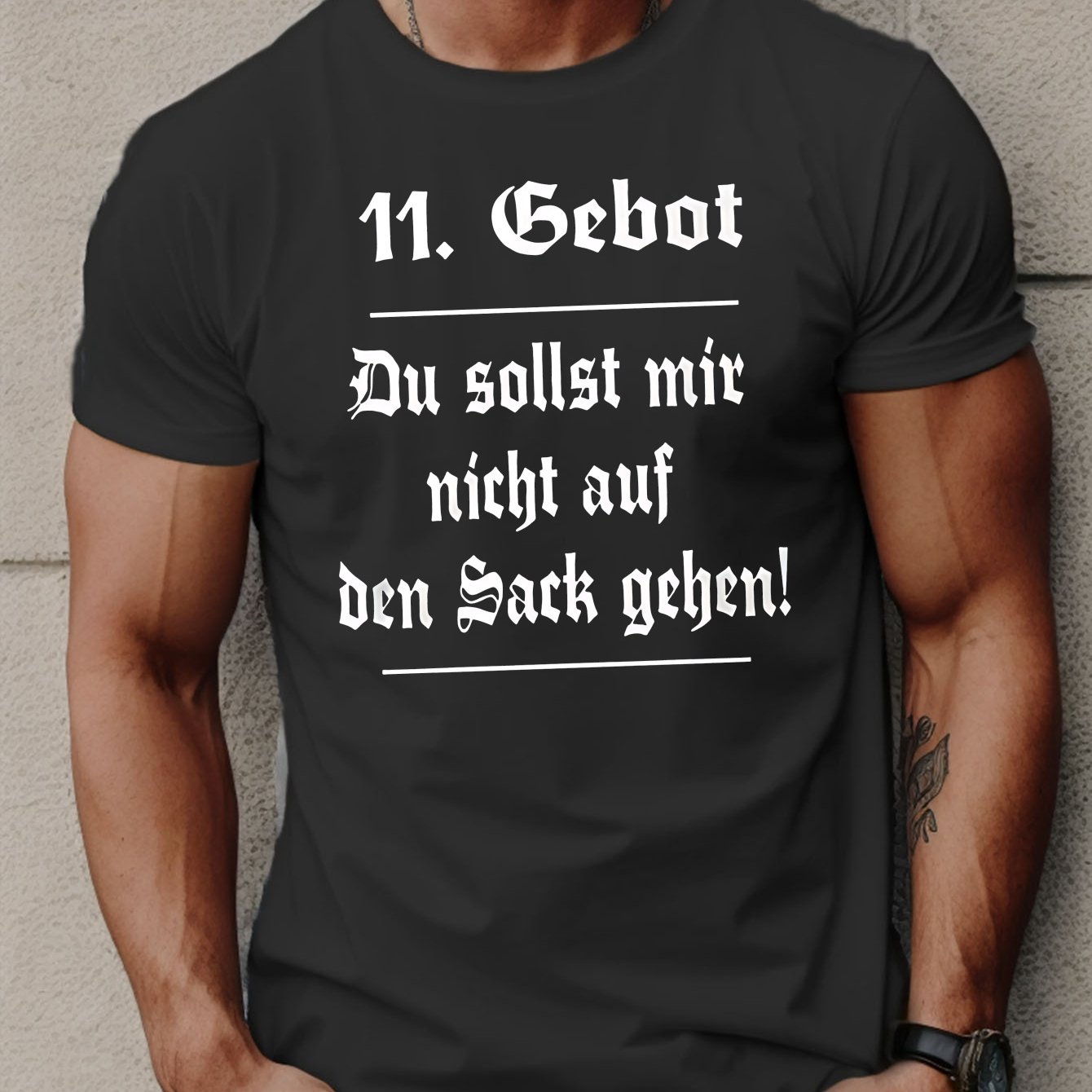 E-shop Lustiges deutsches Herren Kurzarm T-Shirt Sommer T-Shirt Top