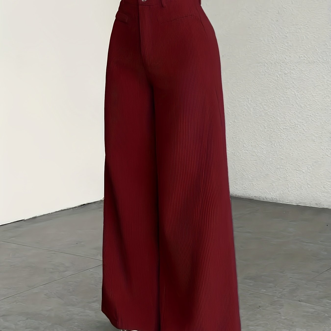 E-shop Damen Freizeitmode Hose mit weitem Bein für Herbst/Winter