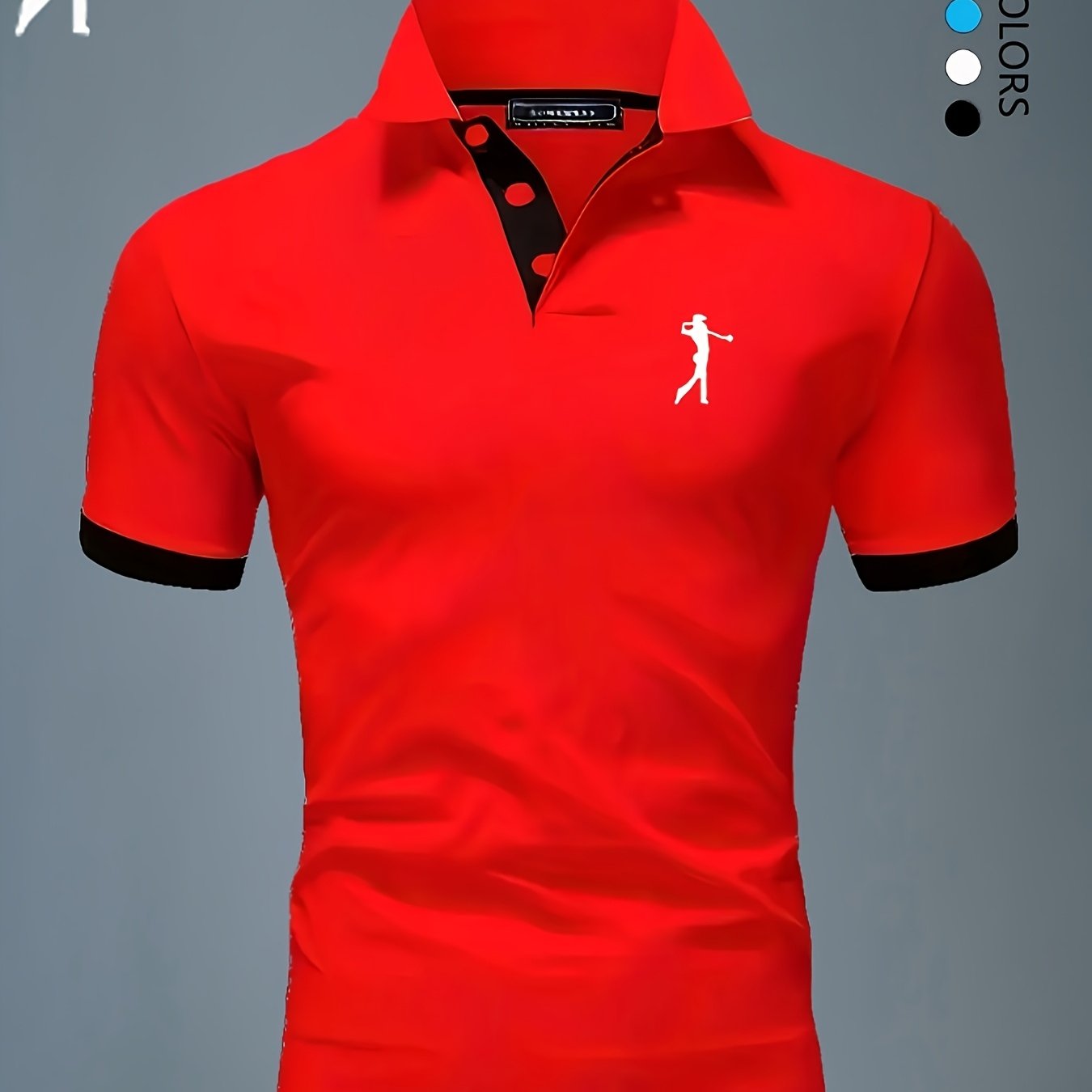 E-shop [Shule Water OBM] Herren Sommer Atmungsaktives Polo Shirt Lässig Kurzarm Business Vielseitig