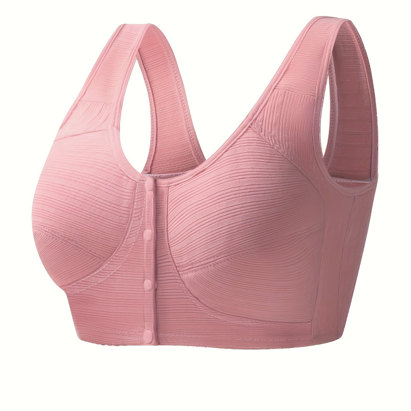 Flourish front buckle breathable seamless push up Strapless bra