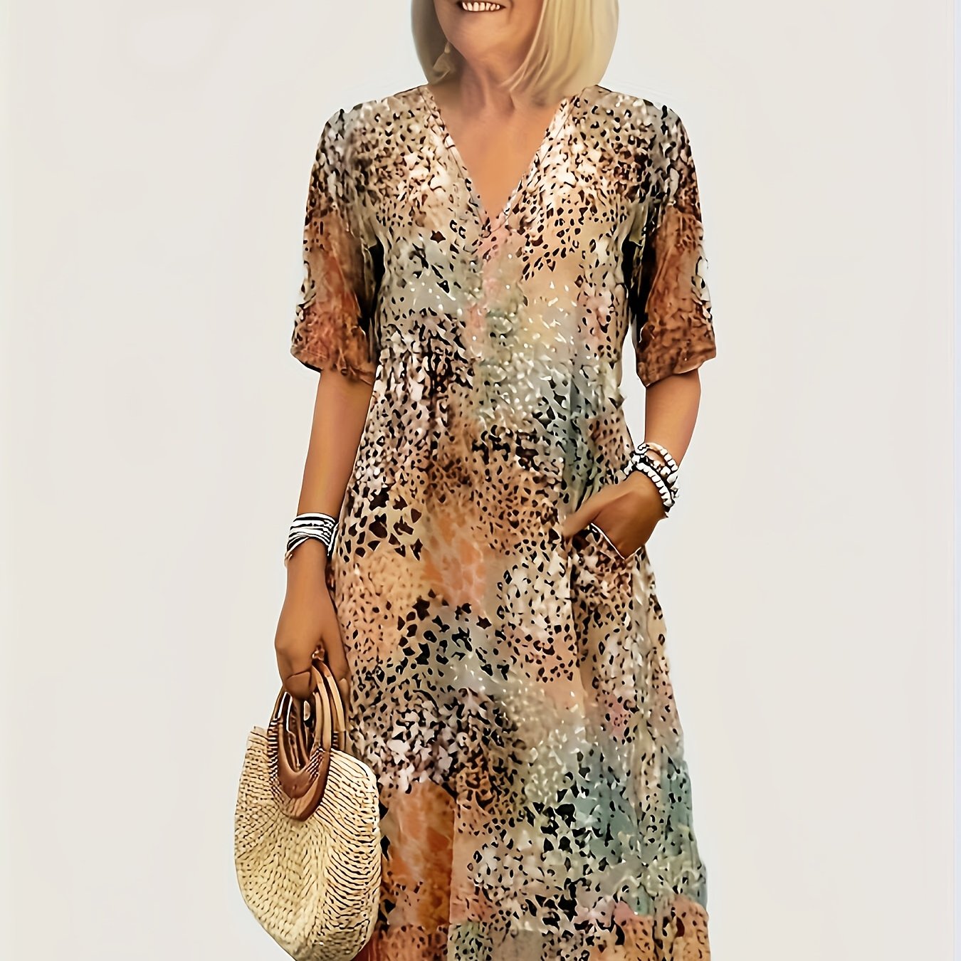 item picture 2025   system printed dress
