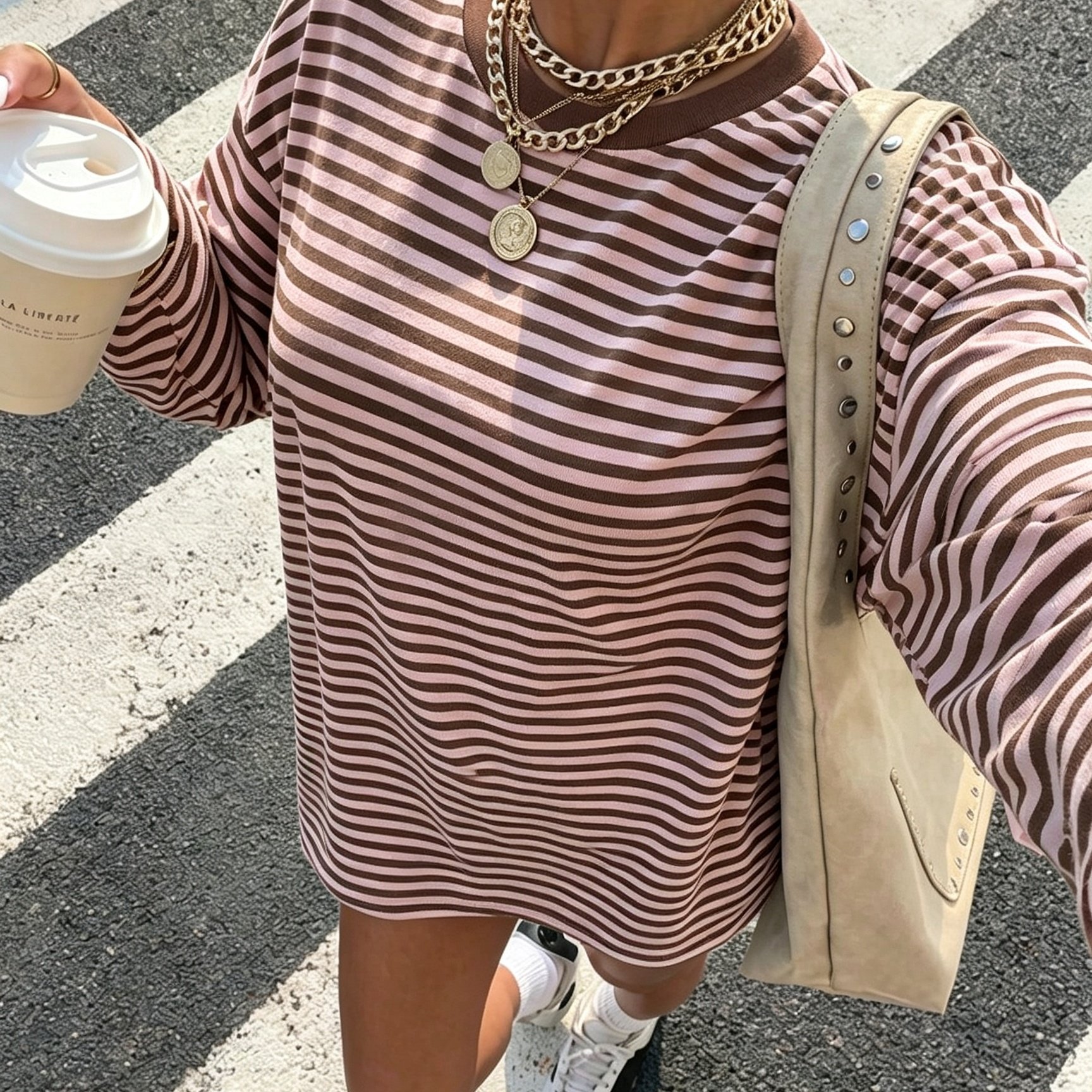 TEMU Sportliches, lässiges modisches kurzärmeliges Tanktop für Damen
