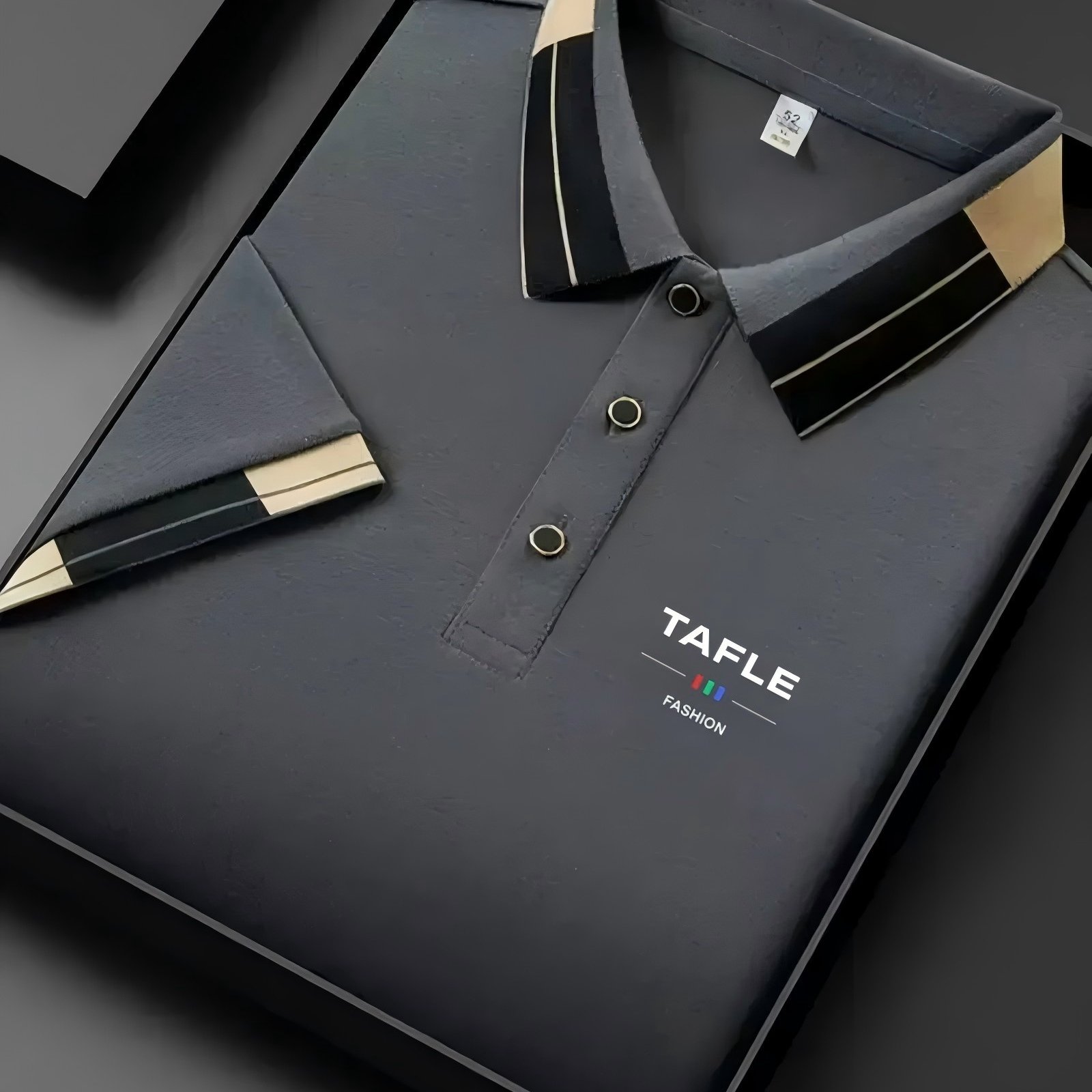 TEMU Men's New Solid Color Shirt, Featuring A Solid Color Letter Print With Contrasting , Made Of Lightweight And Soft Fabric. This Breathable Shirt