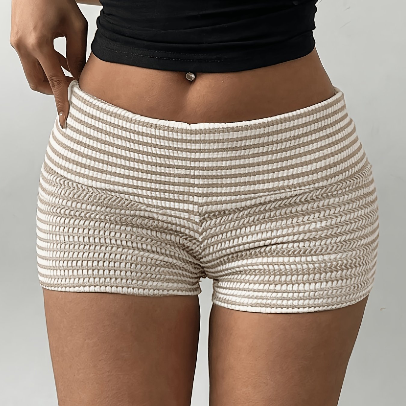 Women's Striped Shorts