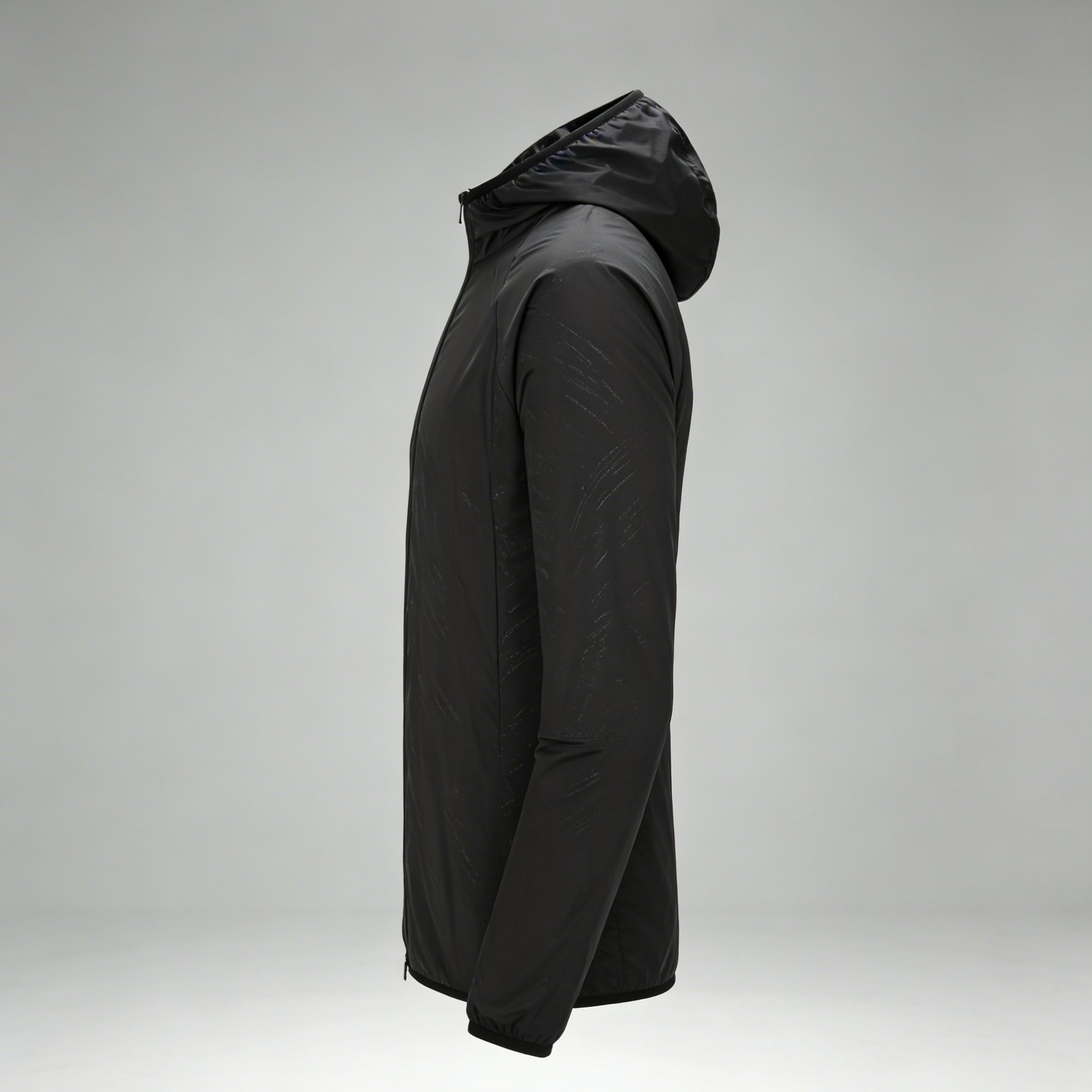 Men's Lightweight Hooded Jacket with Portable Storage Bag