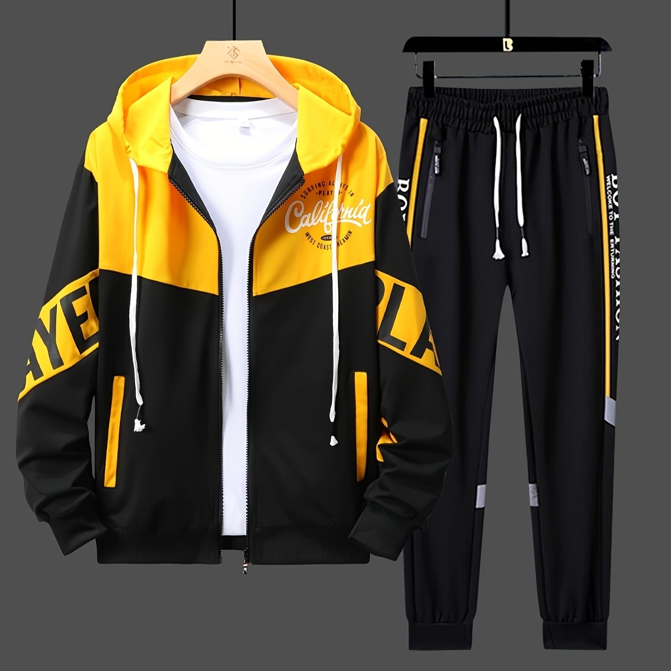 TEMU Set Of 2 Hooded Tops And Pants