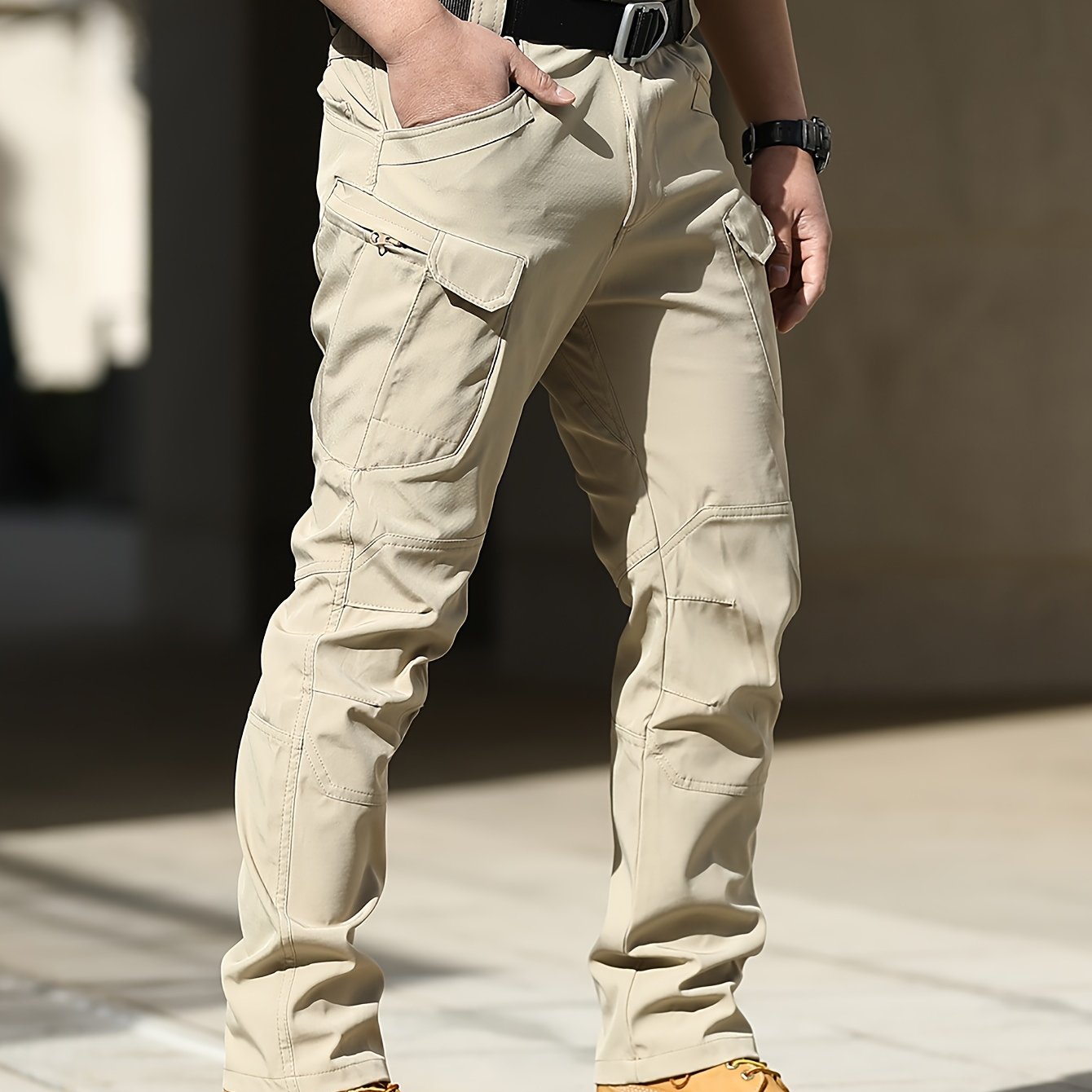 JET LAG Men's Cargo Pants Fw 011 Outdoor Side Pockets Pants