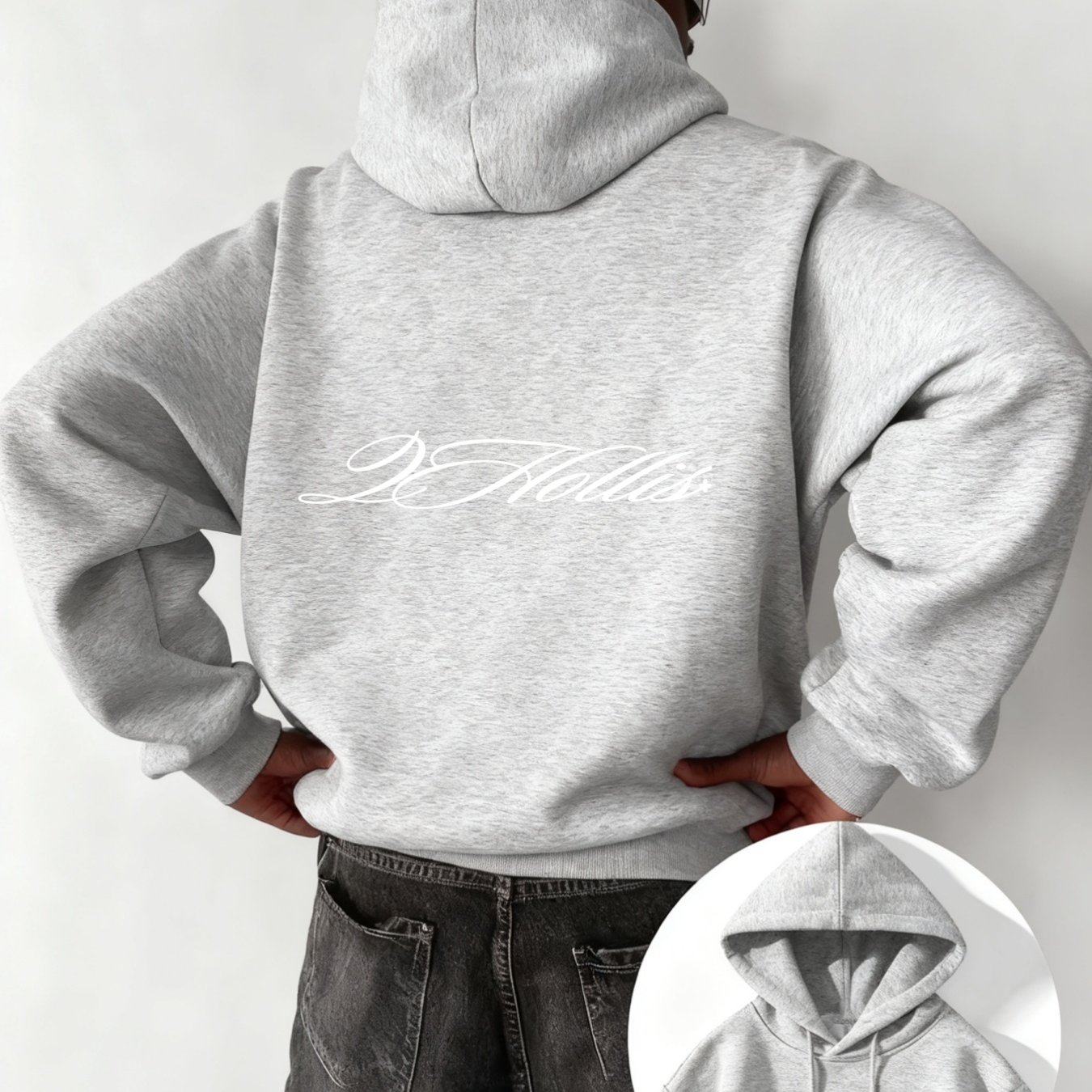 Image of Unisex Loose Fit Casual Hooded Sweatshirt