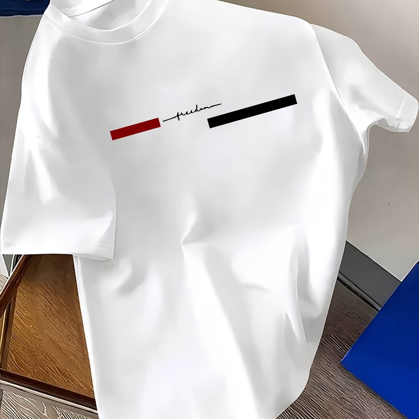 Youth Boys' English Summer Short Sleeve Fashion Outdoor Sports Round Neck T-shirt For Back-to-, For Teenager