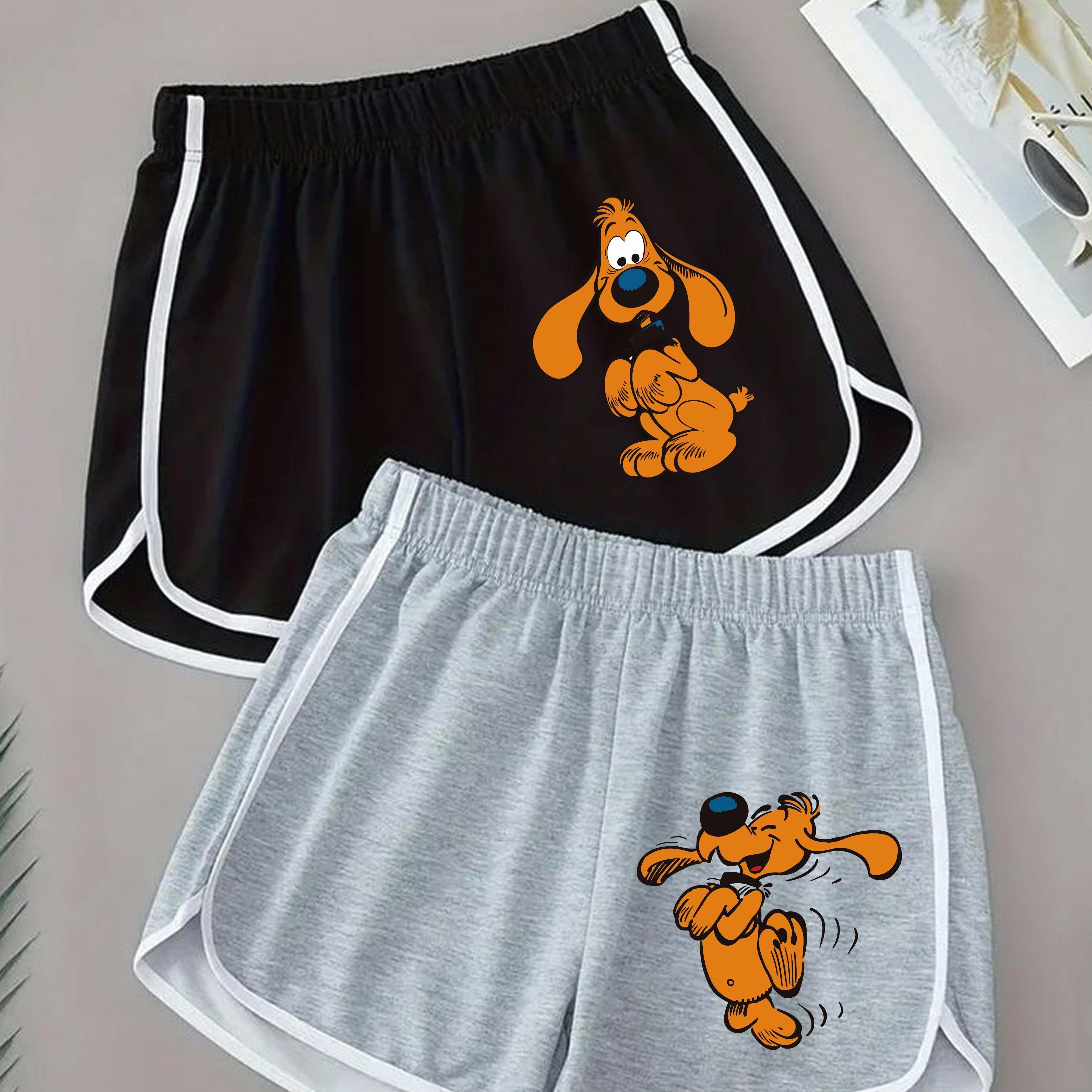 TEMU Due Pezzi, Pantaloncini Vintage Carini con Attacco di Cane! e Grigio, Combinano Divertimento e . Chi Pu簷 Resistere a Questi Pantaloncini