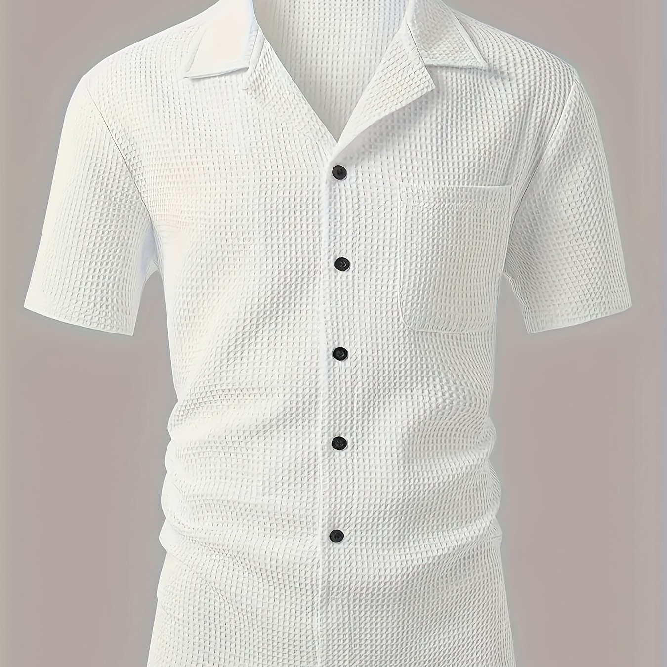 Fashion Casual Sport Short Sleeve Collar Cardigan