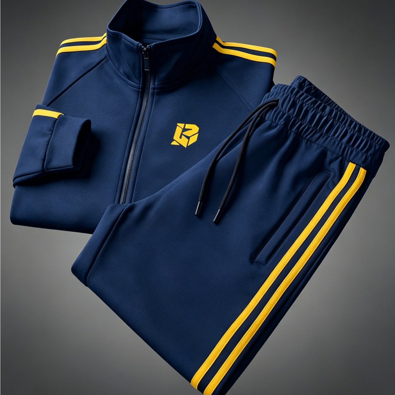Image of Casual Sport Long-sleeved Shirt And Long Sweatpants 2pcs Set;men's All-purpose;perfect For Outdoor Sports & Leisure Walking