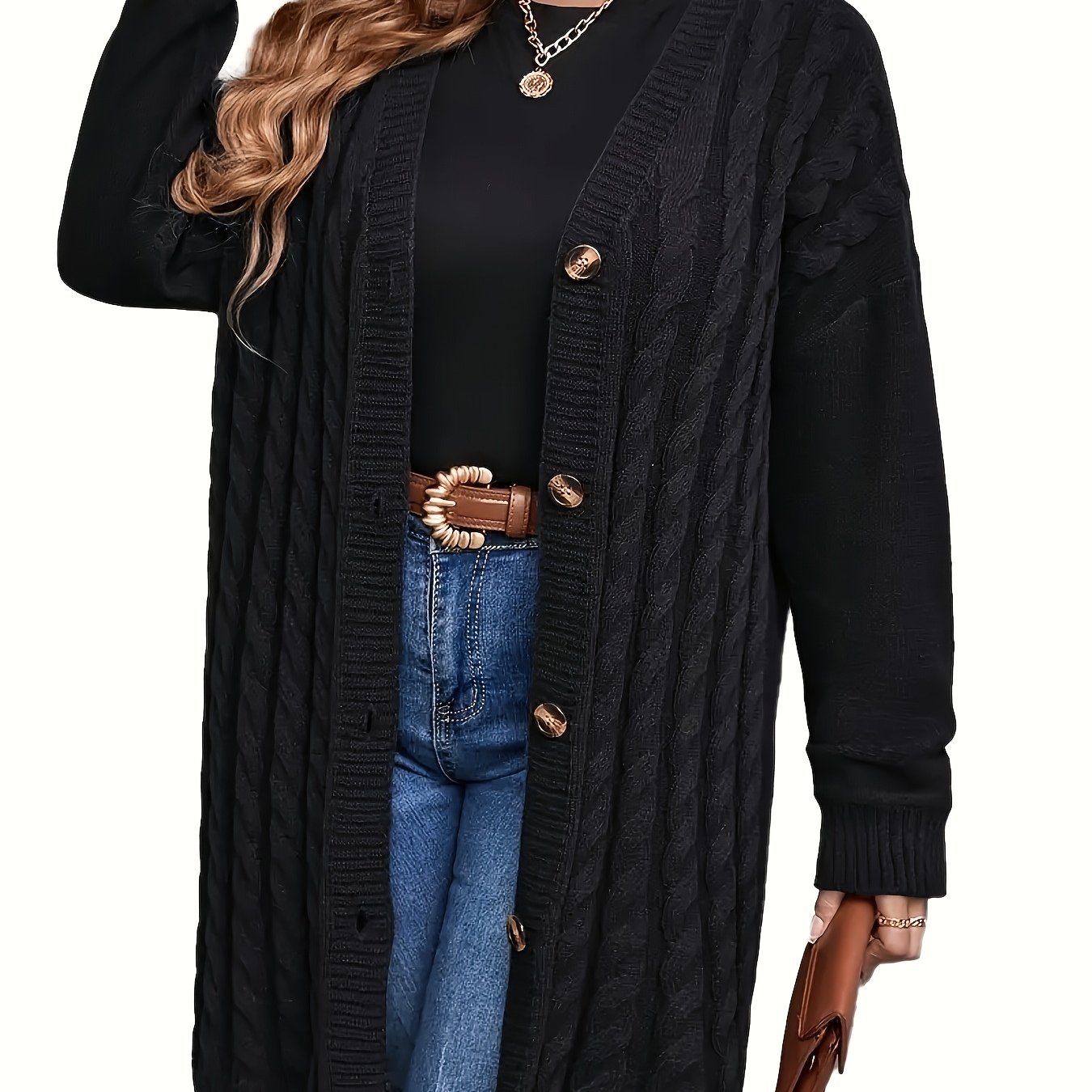 Plus Size - Plus Size - Plus-size Women's Fashion Casual Long Top