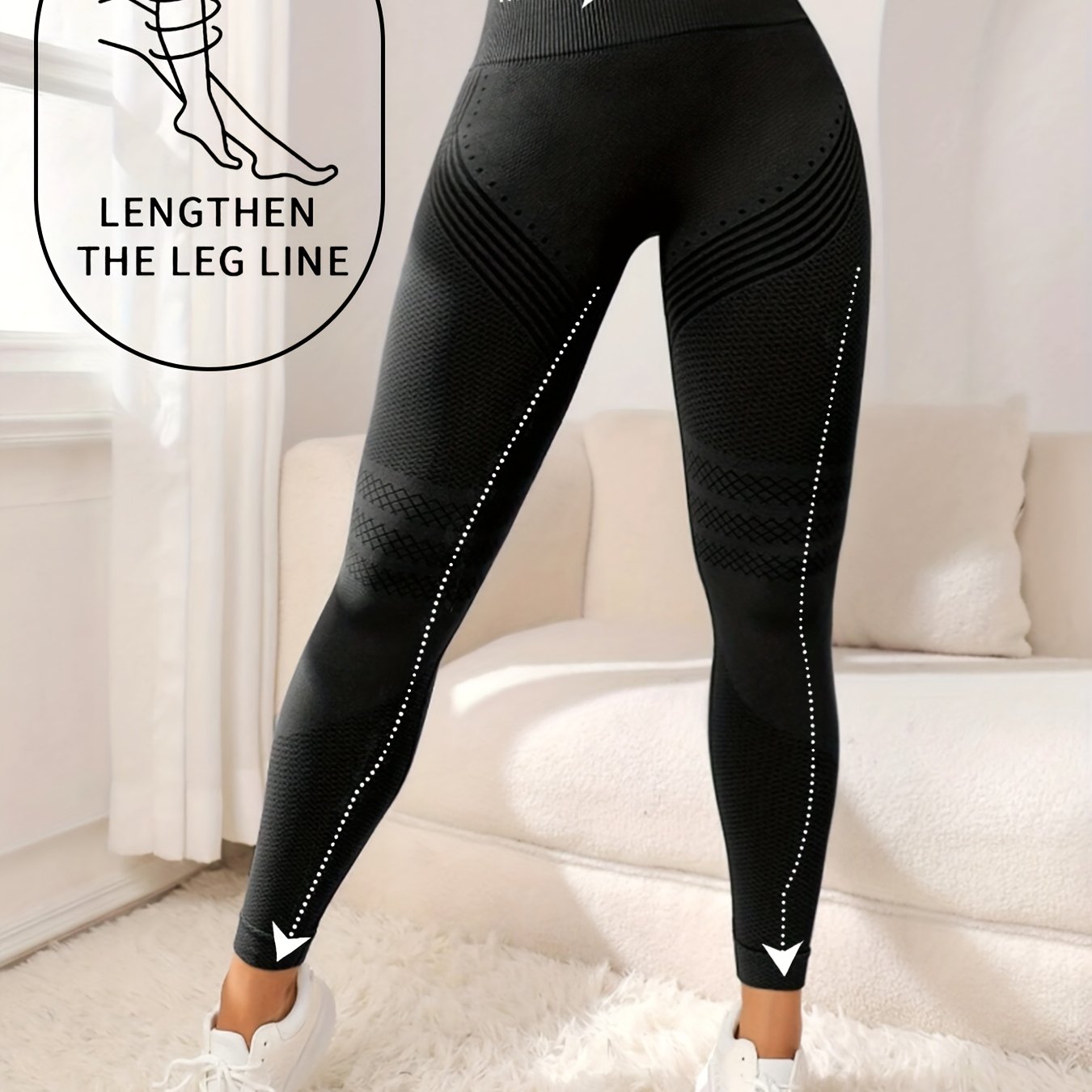 Image of Women's New High-waist Leggings, Tummy Control And Lift, Suitable For And