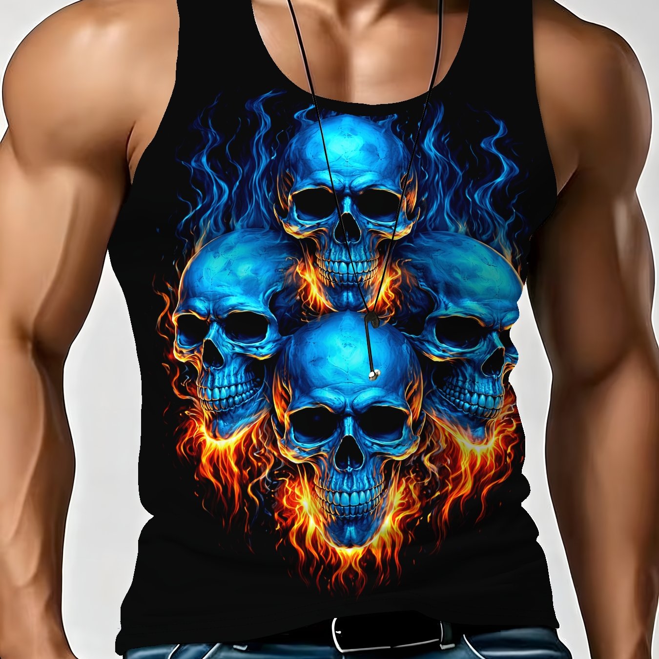 TEMU New Vest Men's Summer Trendy Brand Street Top
