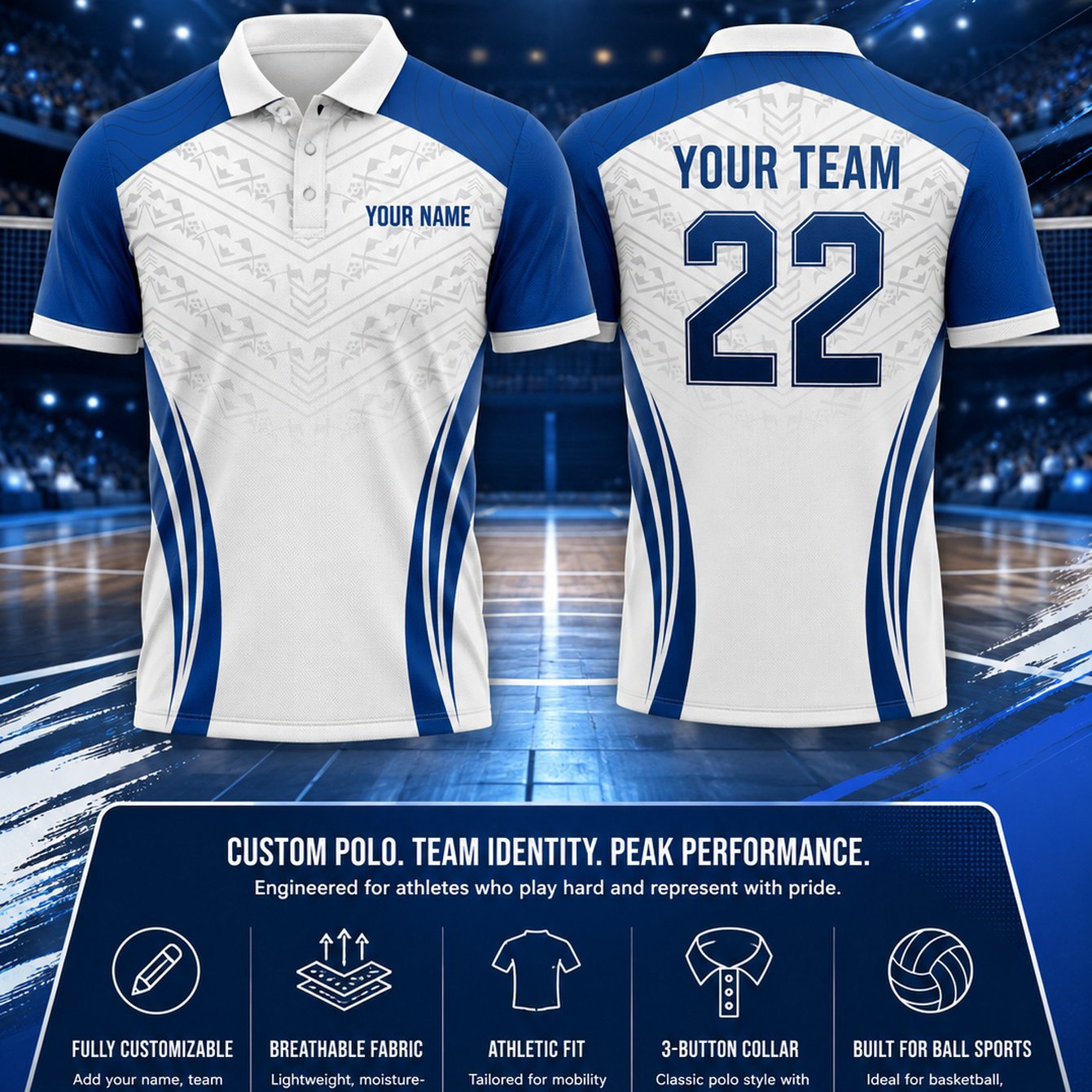 TEMU Custom Men's Color--button Collared Sports Shirt. Full-body Digital Printing With Customizable Names, Team Names And Player Numbers. Refreshing,