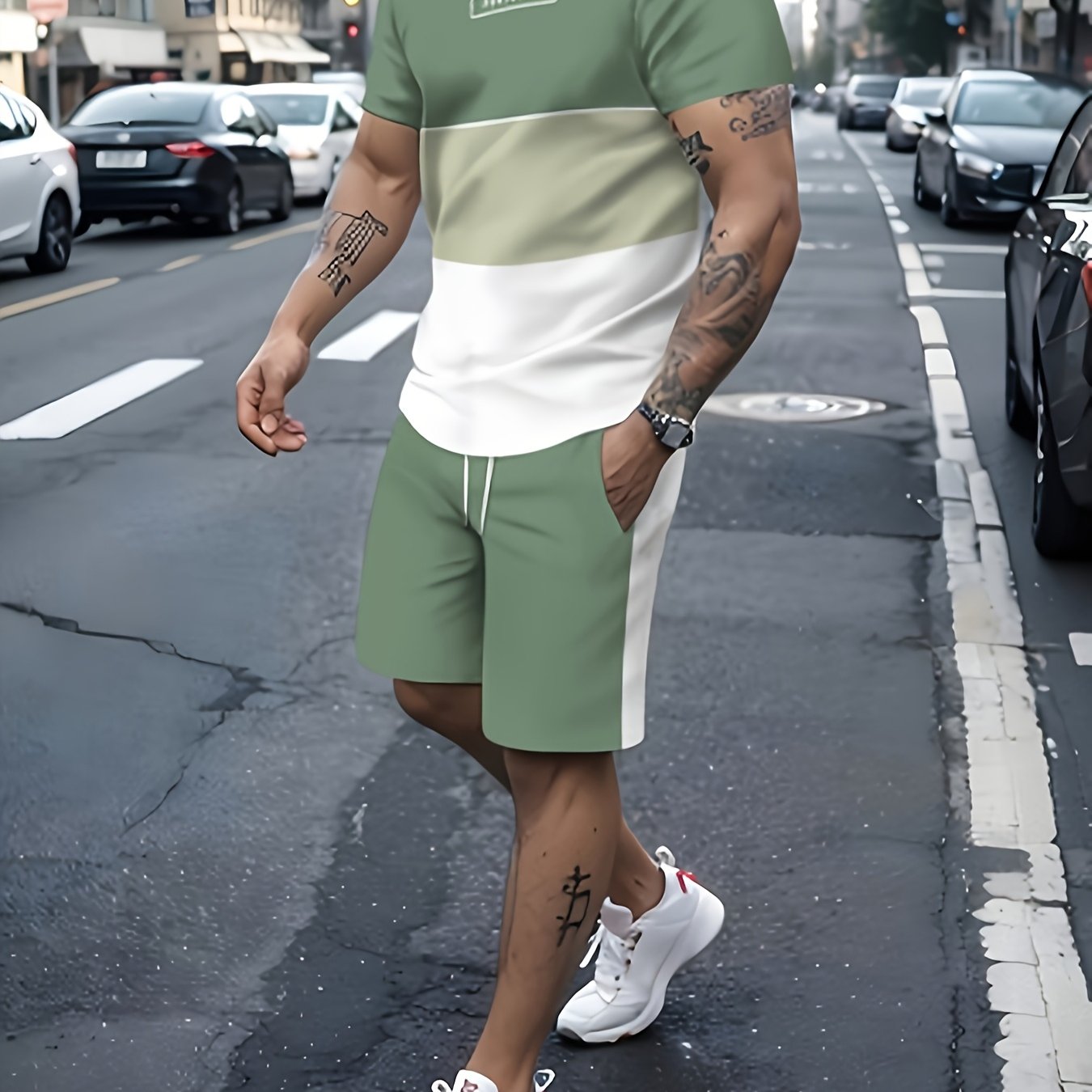 TEMU Men's Novelty Clothing Set