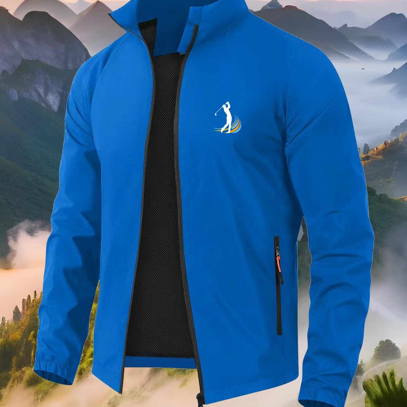 TEMU 2026 's Outdoor Mountaineering Windproof Sports Jacket, Lightweight And Comfortable High-quality Jacket, Fashionable Trend Fun Spoof Golf