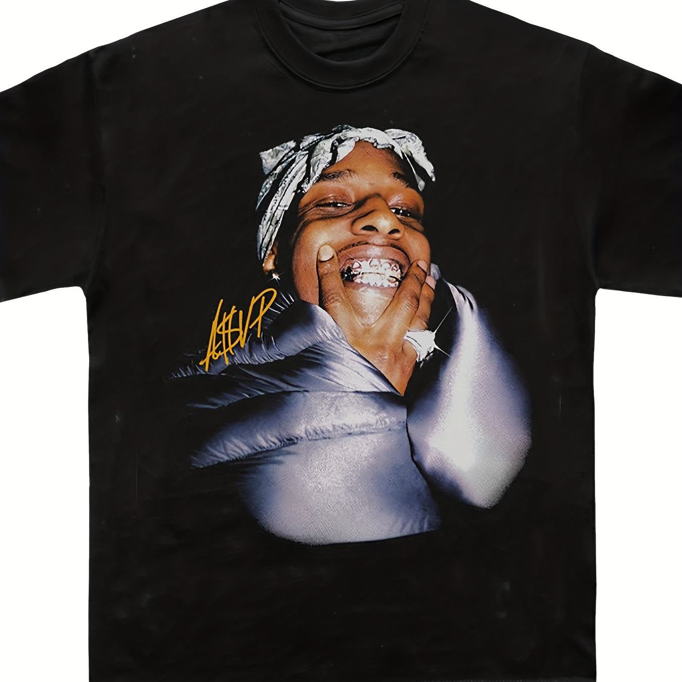 Asap Shirt For With Iconic Logo Round Neck Machine Washable Daily Wear Idea Oversize A Size