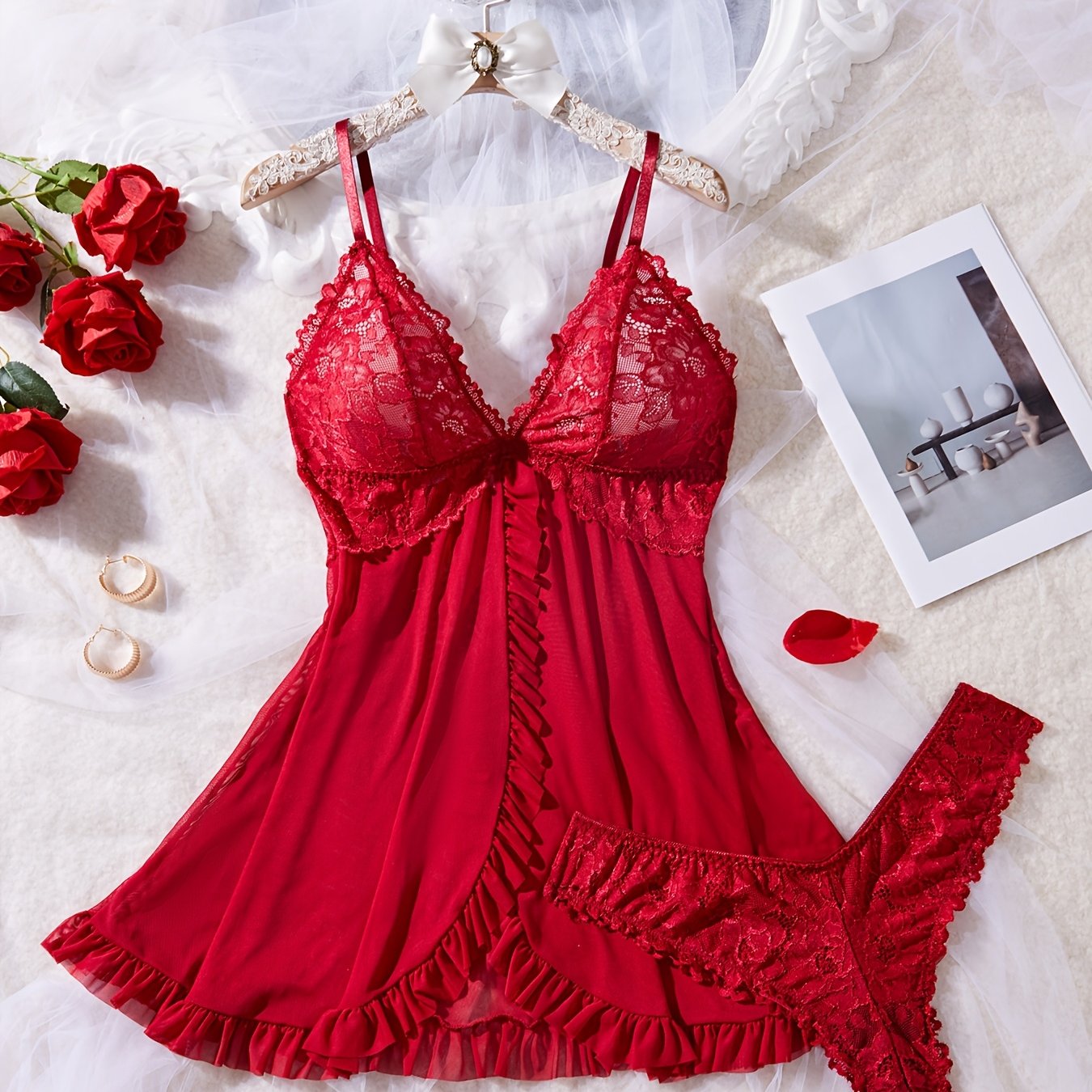Plus Size Sexy Lingerie Set