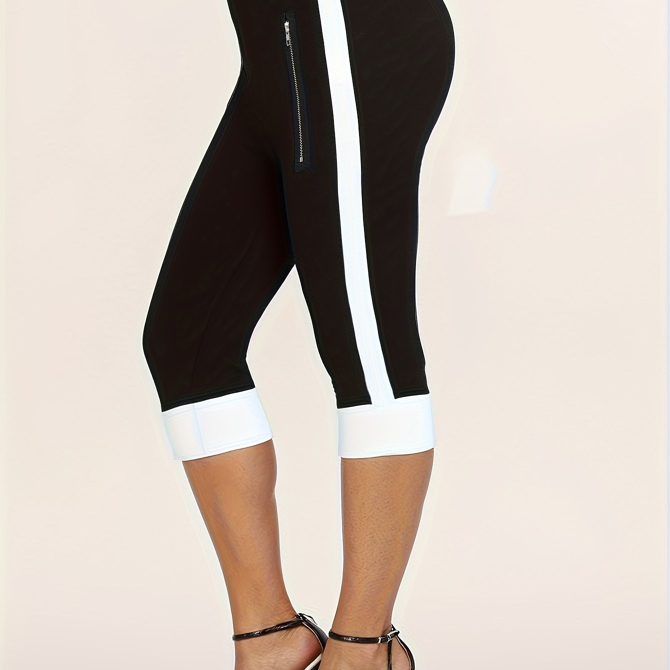 Casual Color- Cropped Leggings