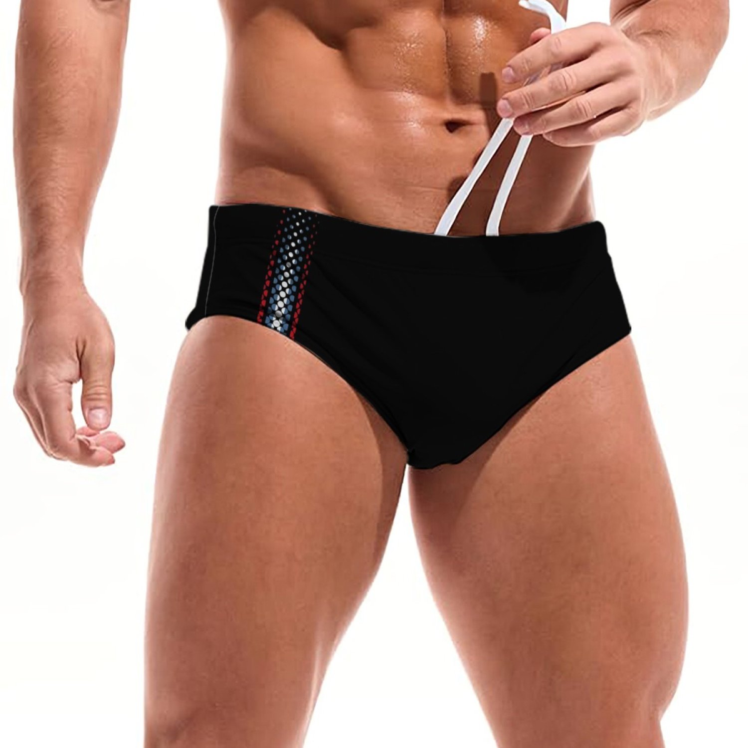 TEMU Costume da bagno slip da , novit� con stampa, casual, , e traspirante, lavabile in lavatrice, abbigliamento estivo, per spiaggia e piscina , per