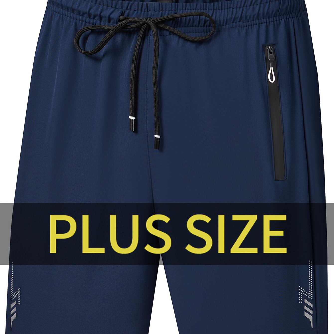 TEMU Men's Ultra-lightweight Quick- Shorts, Plus Size - Casual And Stylish Running And Fitness Wear, Breathable/spandex Blend, Perfect For Beach And