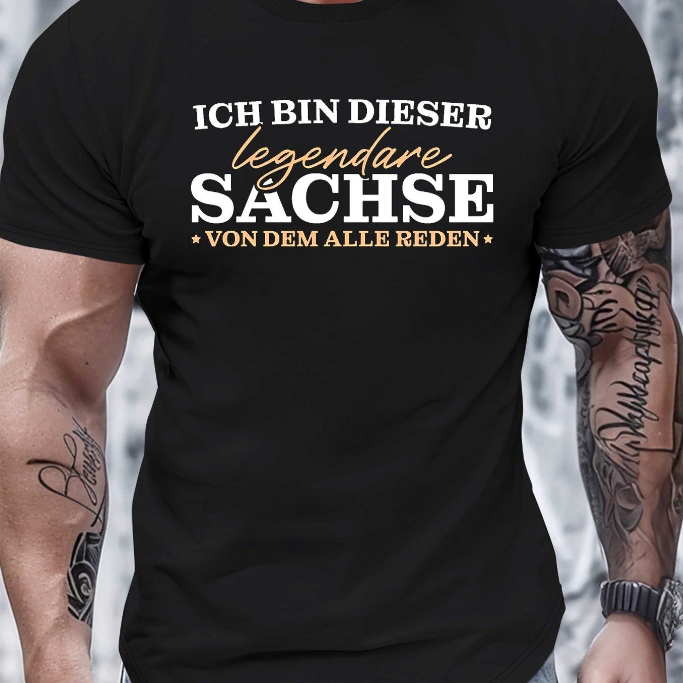 Men's Shirt Made Of Pure Material, Showcasing A Unique From East Germany, Plus Size