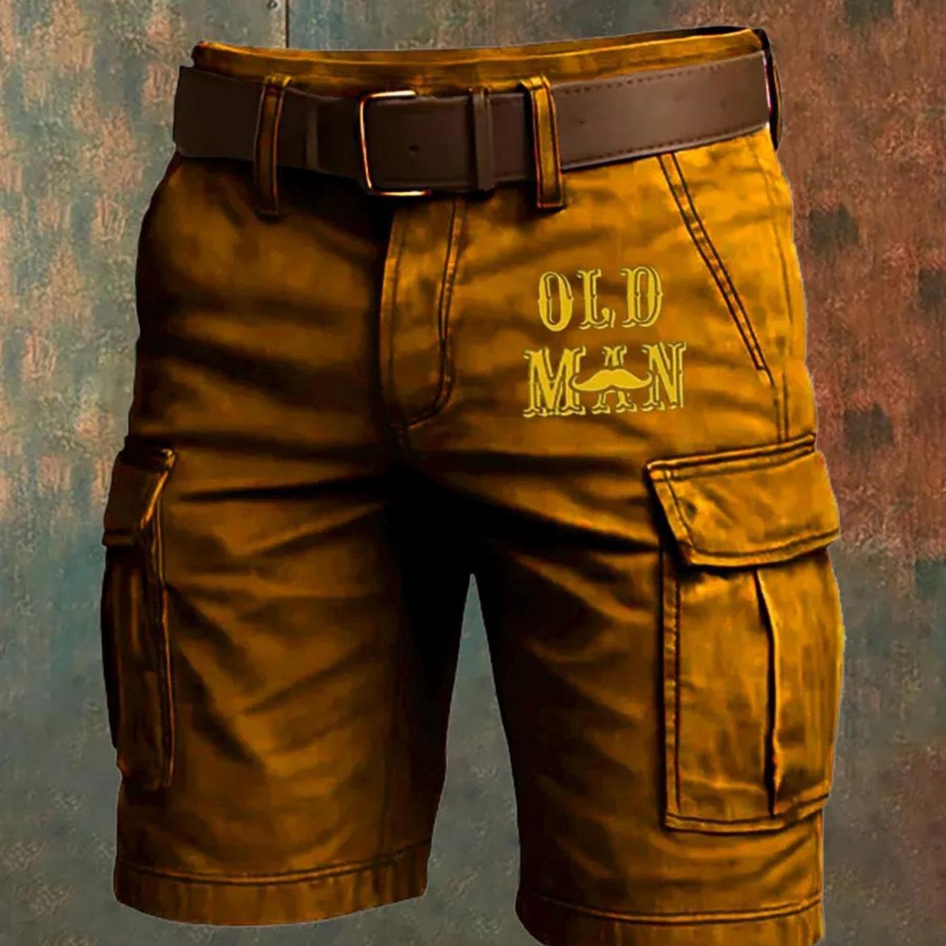 TEMU Men'-piece Boxer Briefs (no Belt) - 3d Retro Art Print, Five-point Embossed Craft Shorts, Suitable For Daily Wear And Gifting, Machine Washable