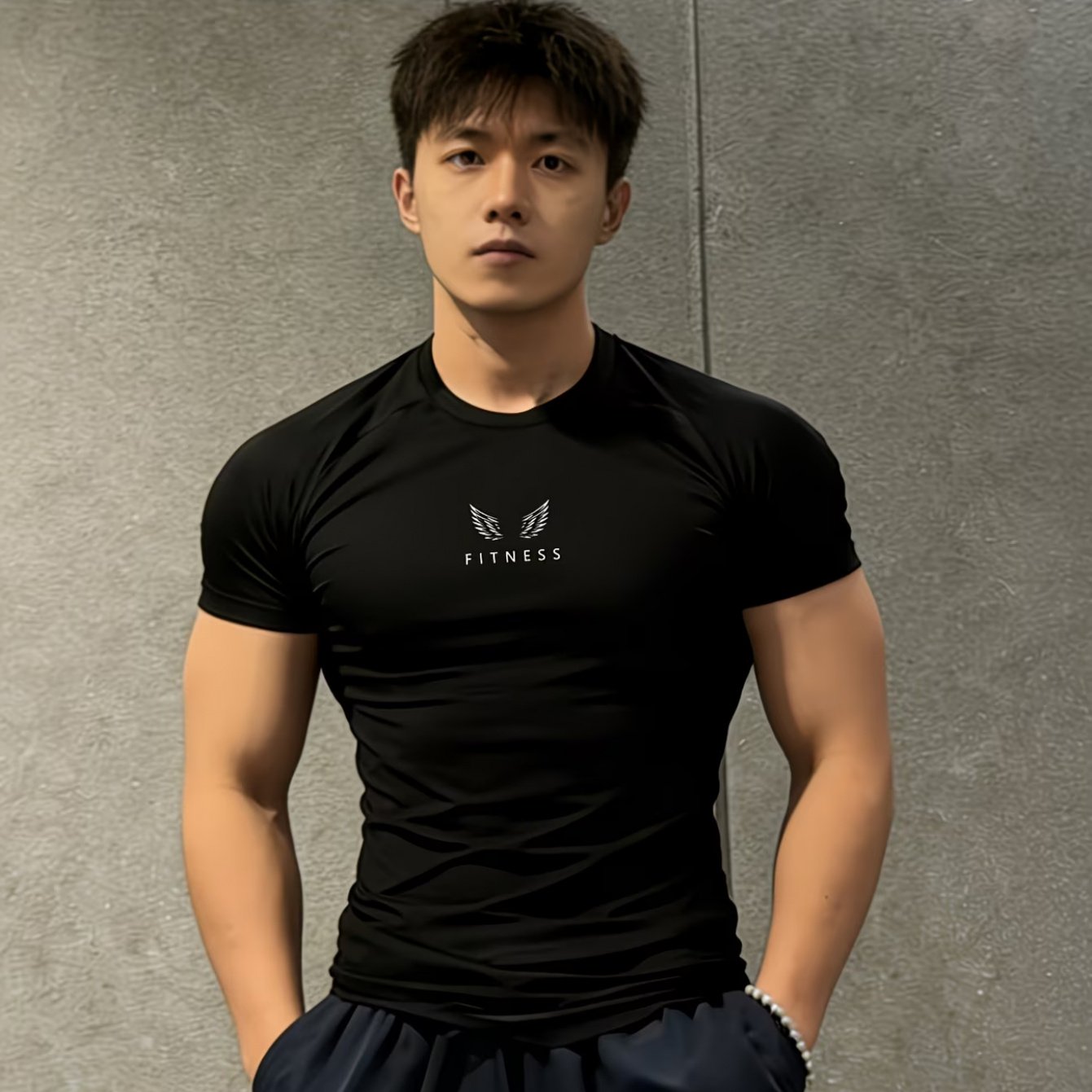 TEMU 남성용 반팔 컴프레션 퀵 드라이 셔츠, 피트니스 반팔 셔츠, 흡습성 및 통기성 운동용 베이스 레이어 티셔츠, 남편을 위한 완벽한 선물