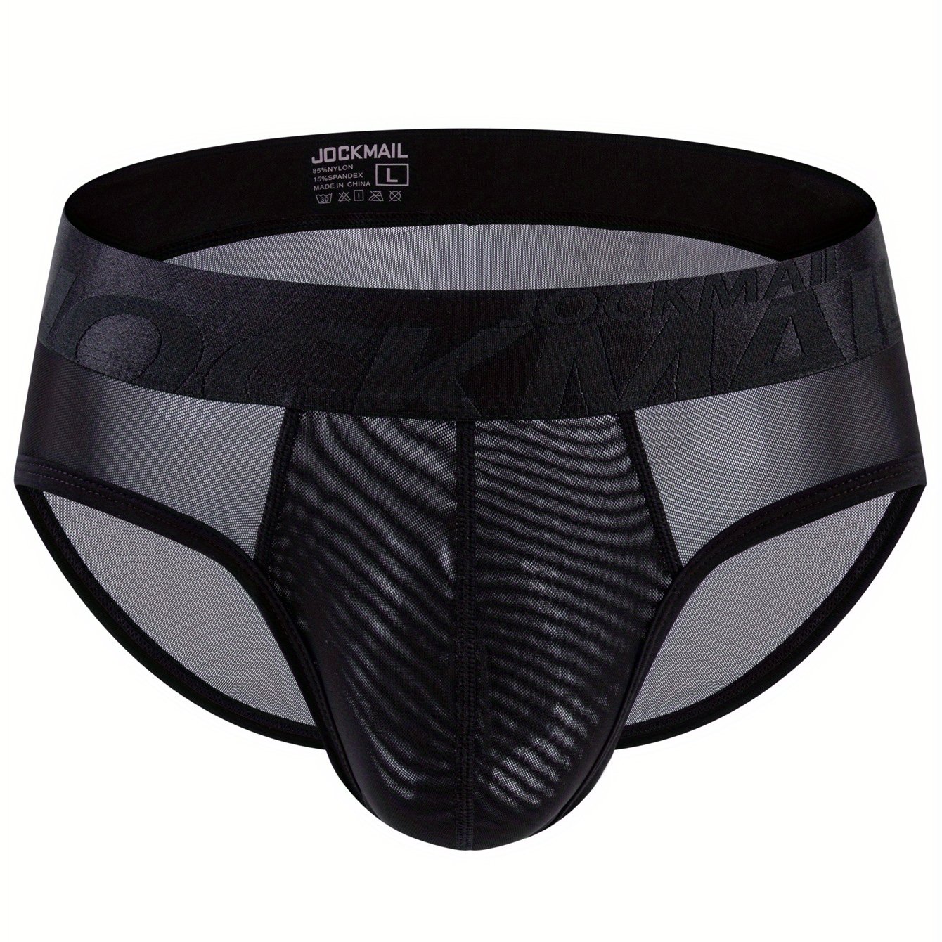 TEMU A Single Pc Of Sexy Men's Mesh Semi-transparent Triangle Underwear, Breathable And Comfortable, Colors, Stylish Men's Lingerie