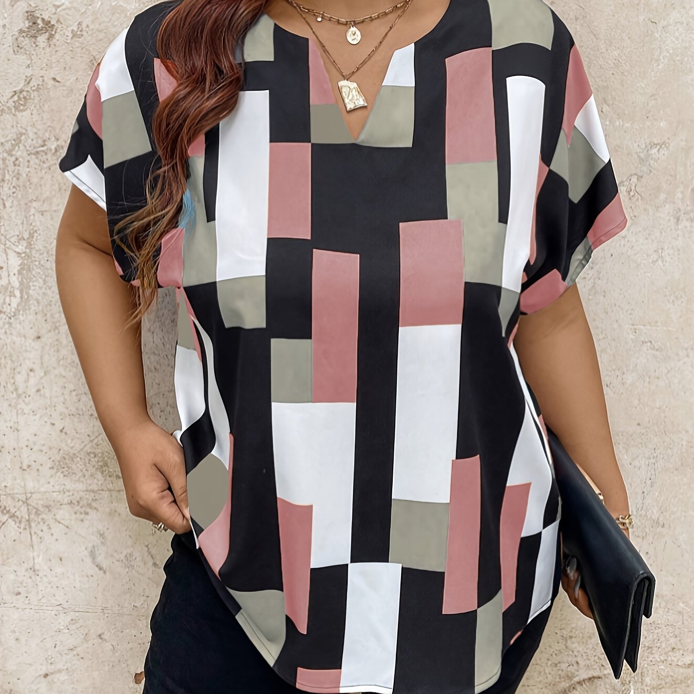 TEMU Plus Size, Plus Size Women's Fashion Shirt