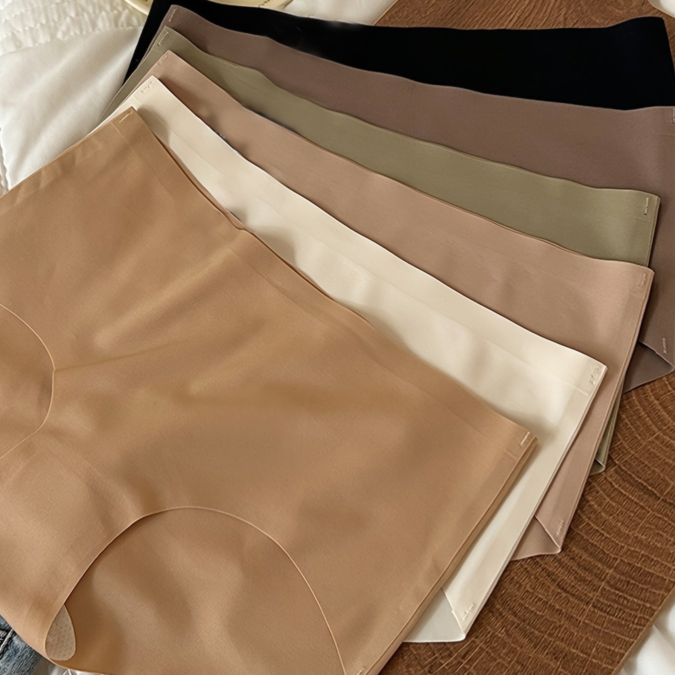 TEMU 6pcs Briefs, Breathable Stretchy Intimates Panties, Women's Lingerie & Underwear