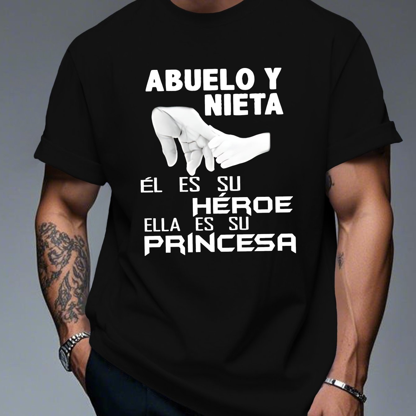 TEMU Camiseta de manga corta para hombre con humor español divertido, camiseta