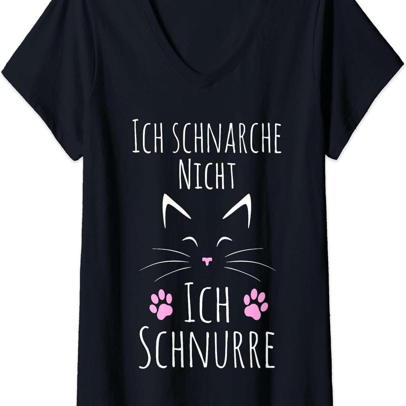 Feline, 't Make Noise While Sleeping, I . Men's Nightwear, V-neck Tee