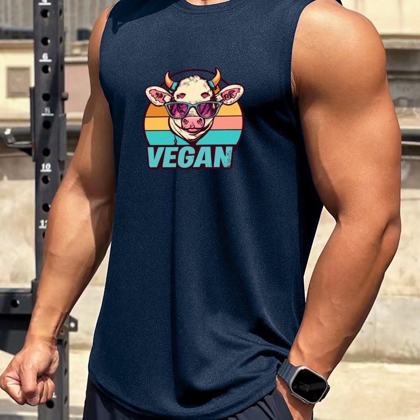 TEMU Baby Cow Vegan Standard Size Men's Vest