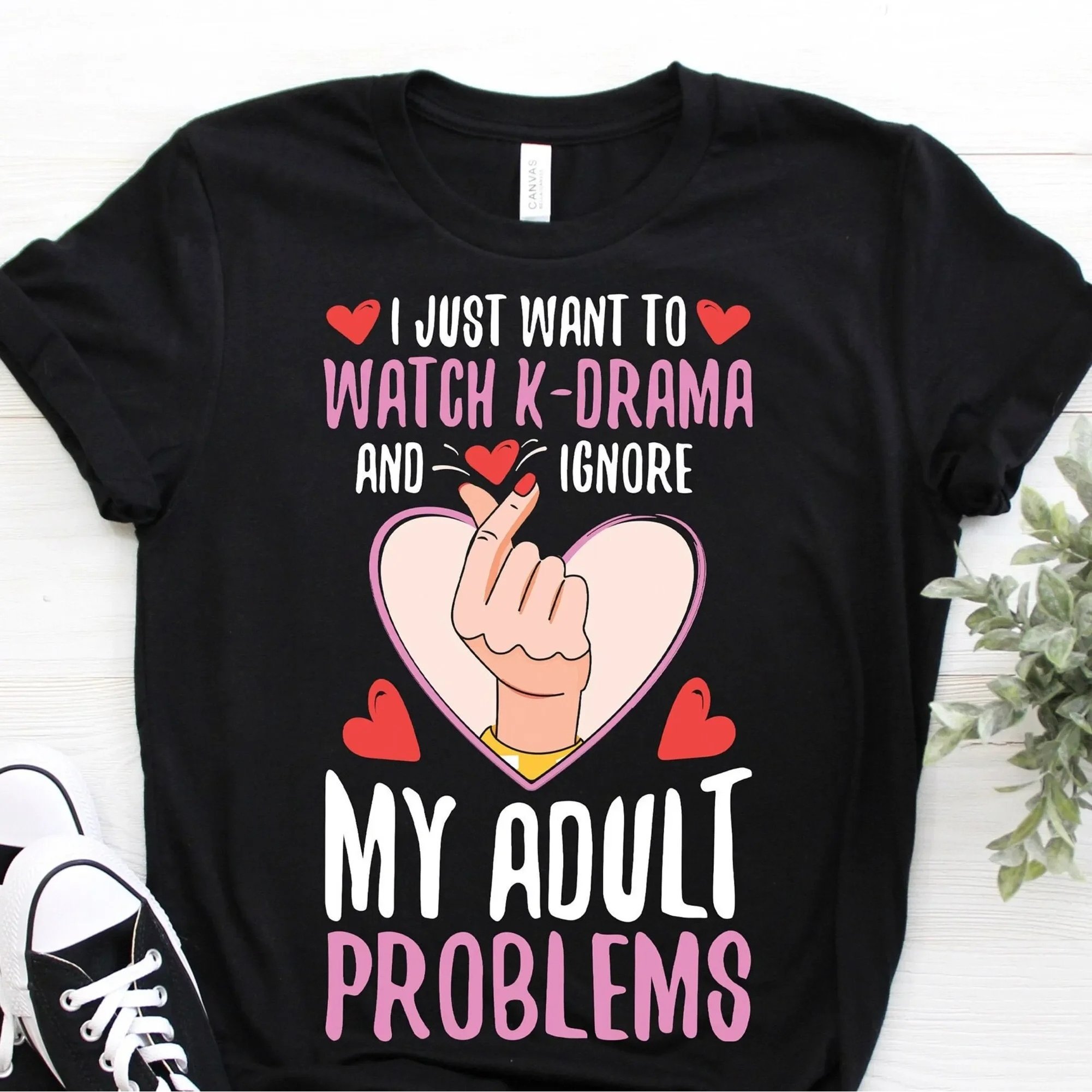 Image of Plus-size Men's And Women's T-shirts Kdrama Korean Tv Show Fans Cute Funny T Shirt Pop Kpop South Korea Fashion T-shirt Women's Y2k Clothing, Plus Size