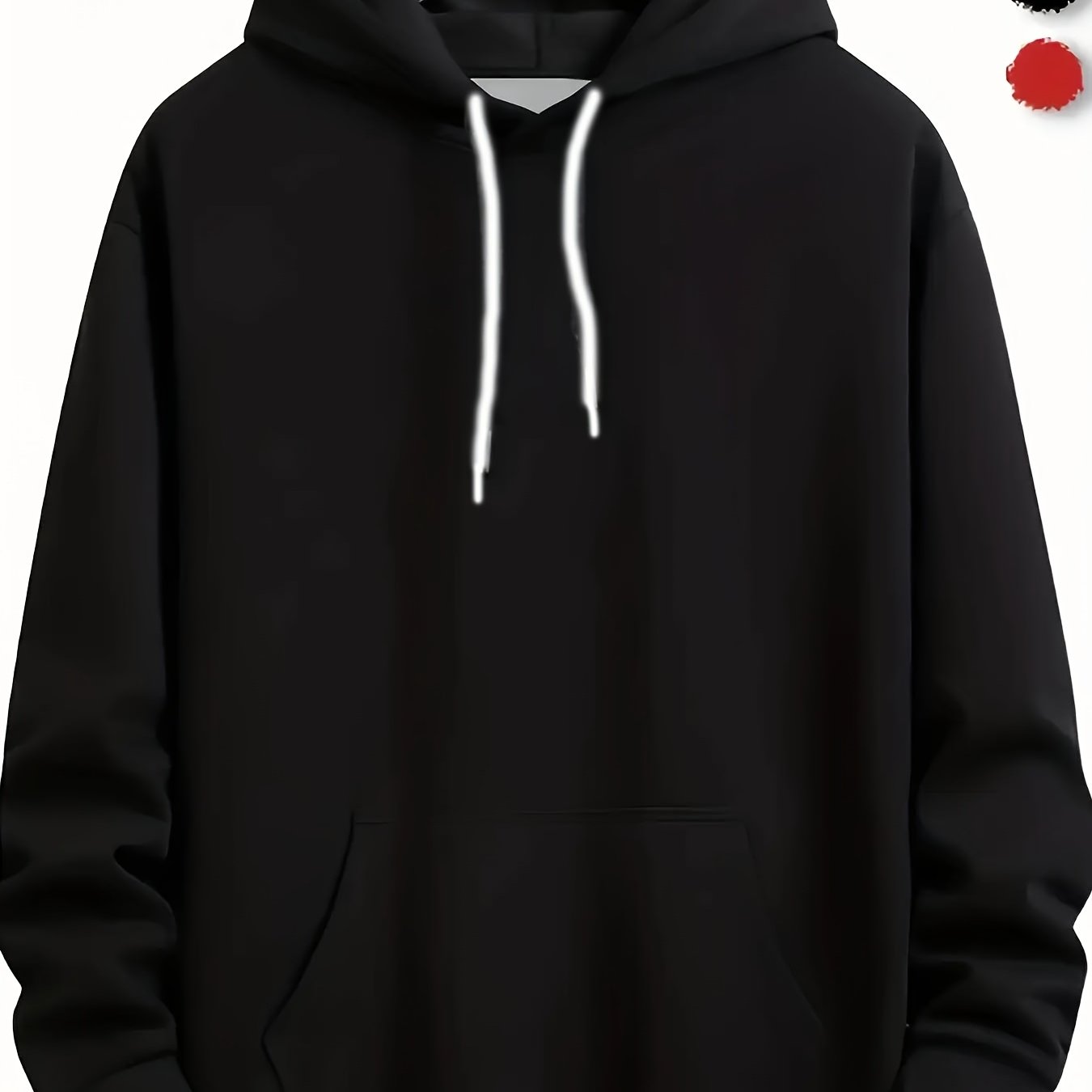 TEMU Custom Men's Hoodie Sweatshirt Large Size- Printed Options Available, Couples And Best Friend Matching, Fashionable Sweatshirt, , Versatile For