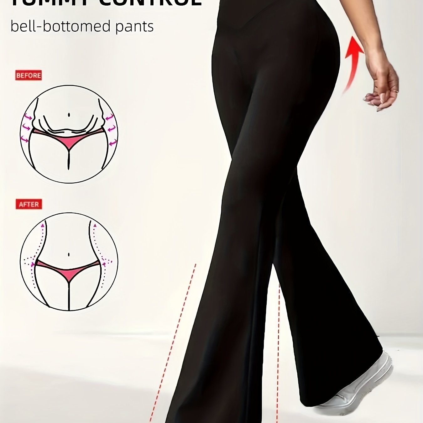 Women' Fitted Wide Leg Pants
