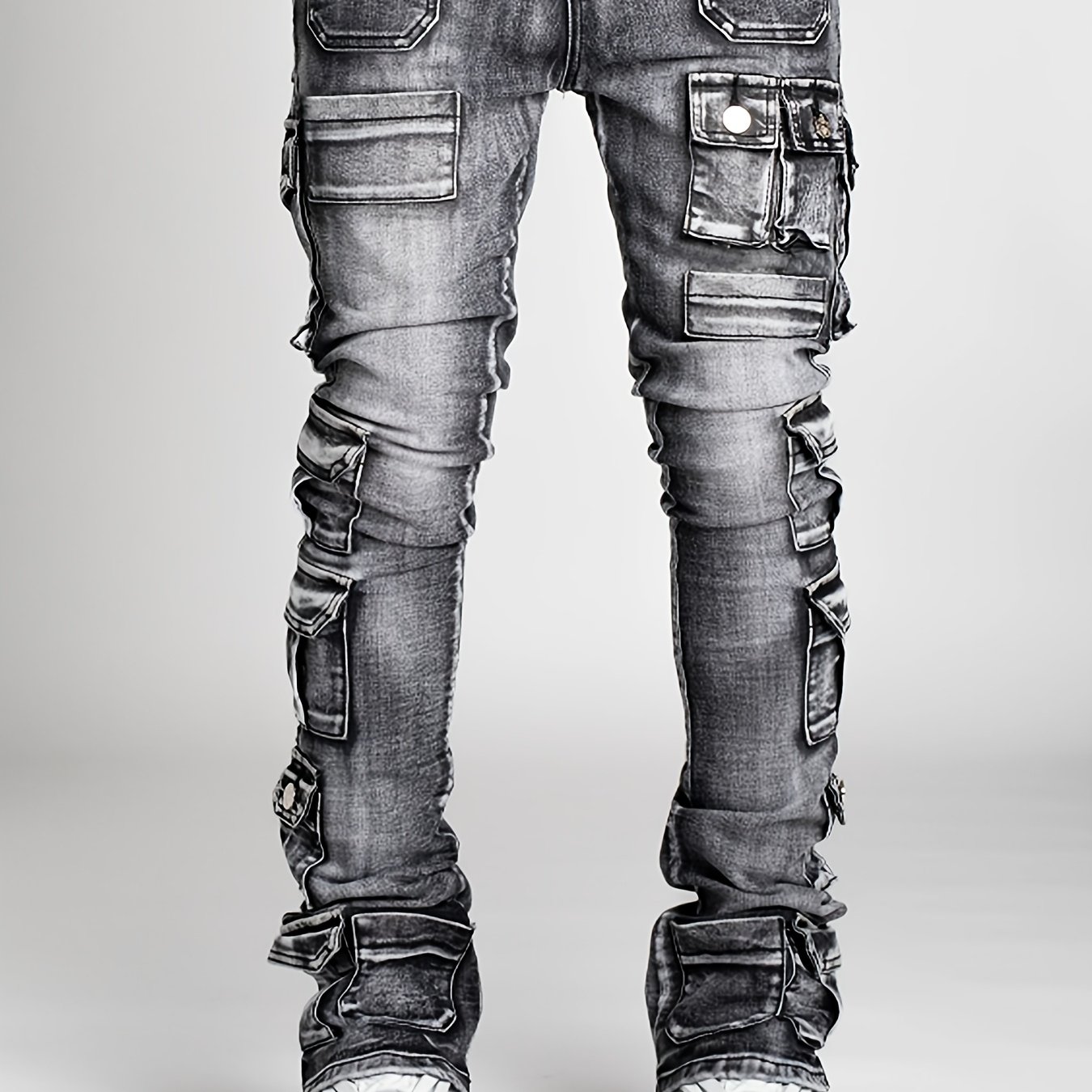 Gengyuan - Men's Casual Fashion Multi-pocket Long Pants