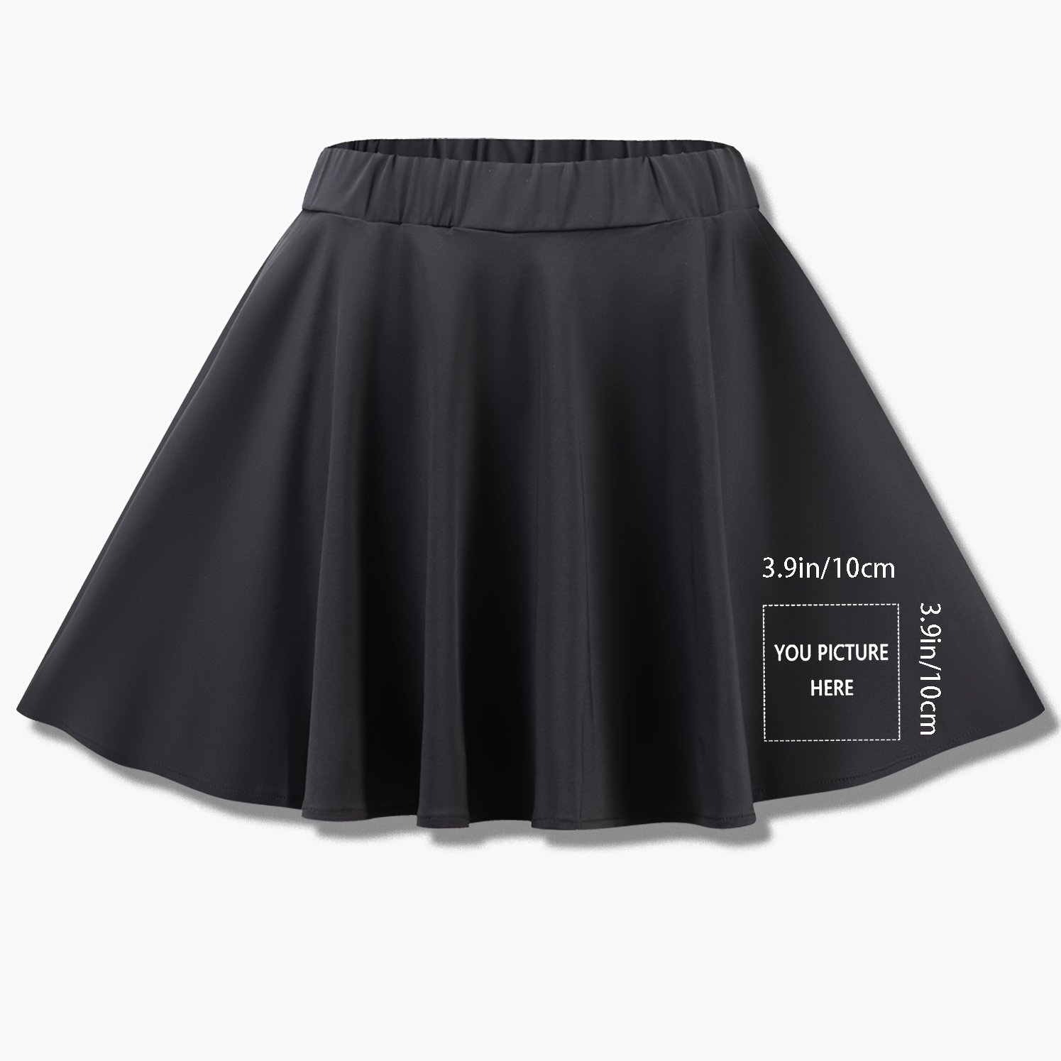 TEMU Women's Casual Custom Printed Skirts, Skating Skirts, Skating Skirts, Gift Skirts, Comfortable Skirts, Suitable For Spring And Summer