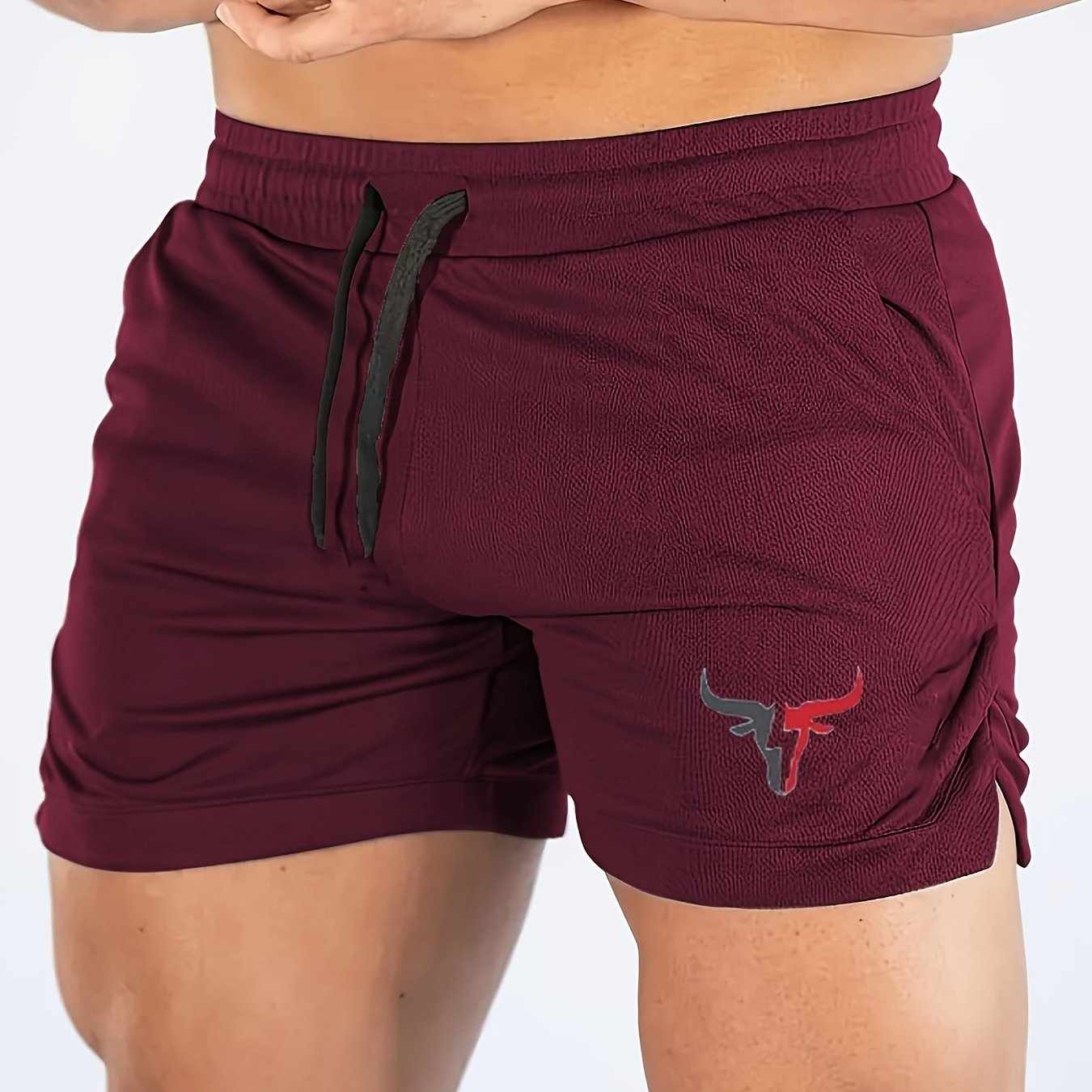 E-shop 2025 Brand Fitness Sportshorts Herren Lauf Fitness Training Schnelltrocknende Badeshorts Schnürung Strandhose 140/G Stoff