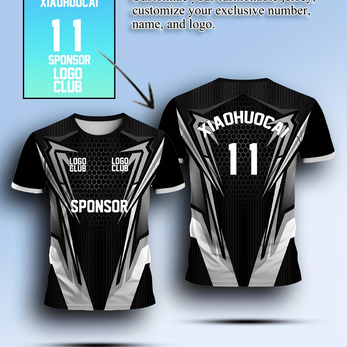 TEMU Custom Jerseys For Young Men, Design , Name, Mentor Or Sponsor, And Your Number. Create Your Own Design For T-shirts And Sportswear