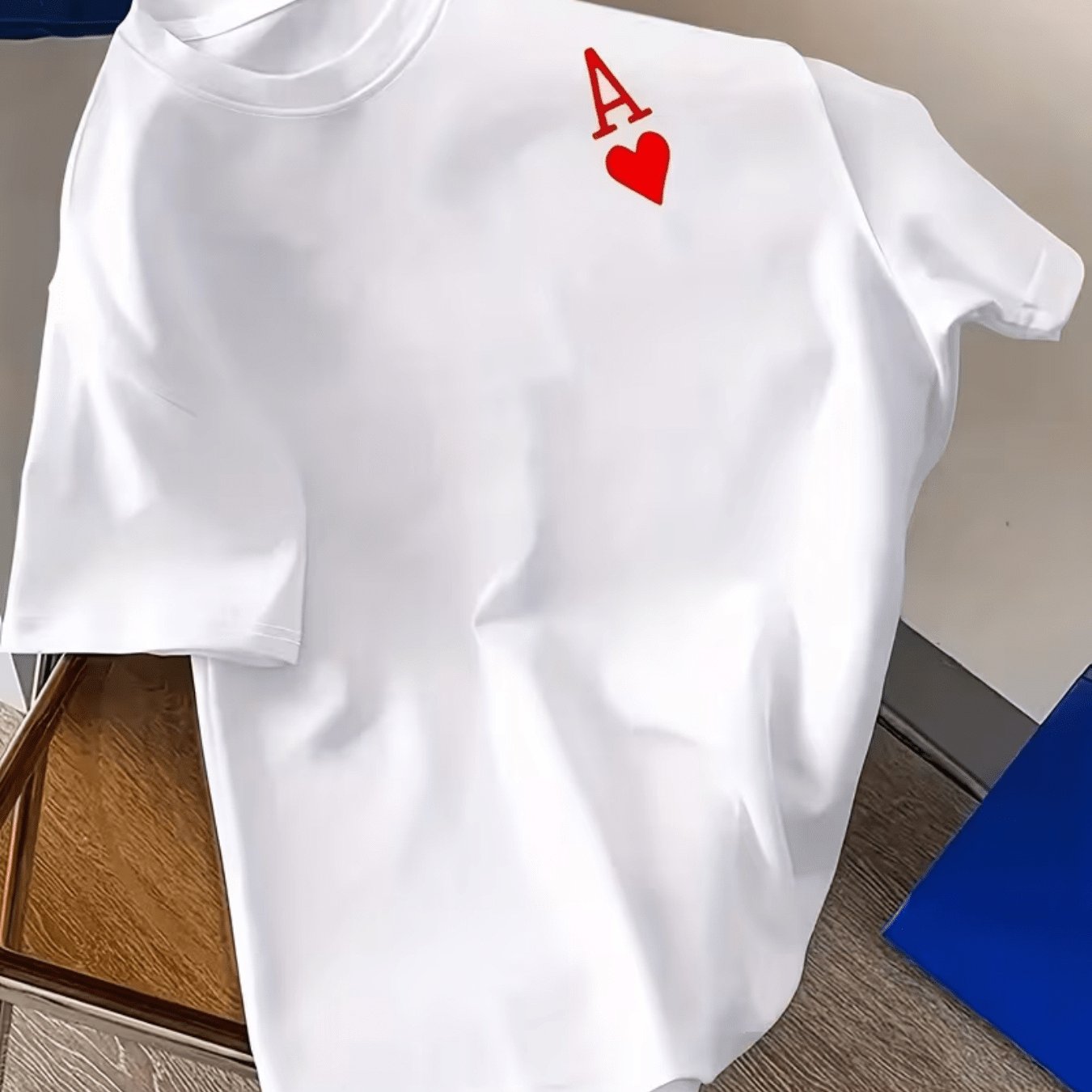 TEMU Men's 2026 Most Casual Sporty Fashionable Trendy Fitness Outdoor Home Short Sleeve T-shirt, Featuring Ai-printed Fashionable Patterns, Stretchy